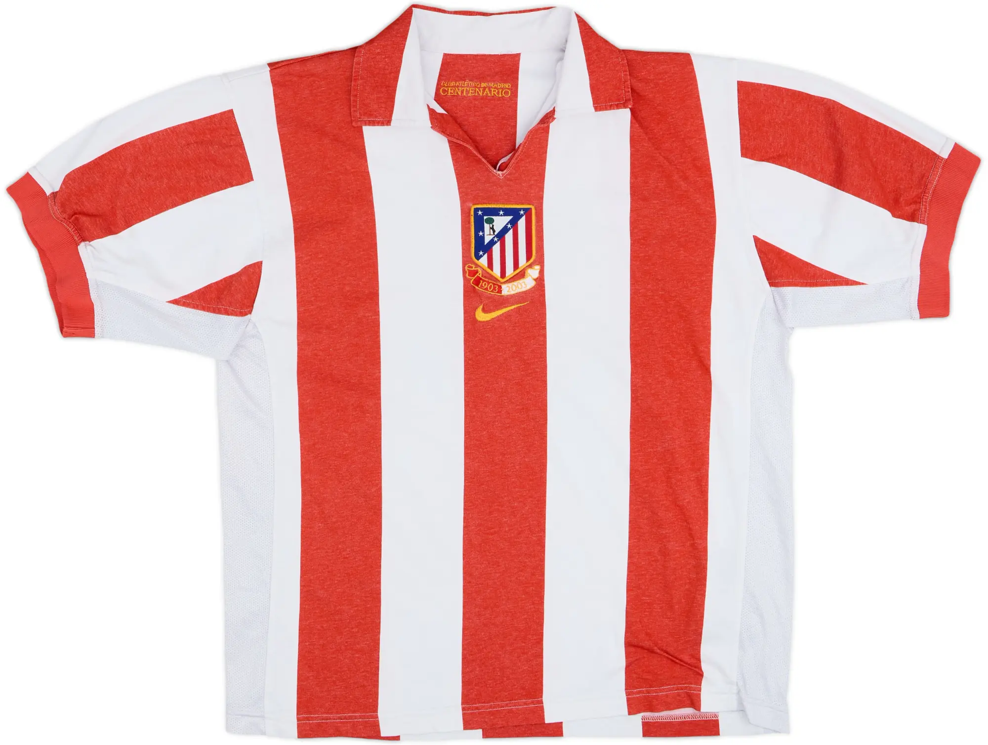 Nike Atlético Madrid Mens SS Home Shirt 2003/04