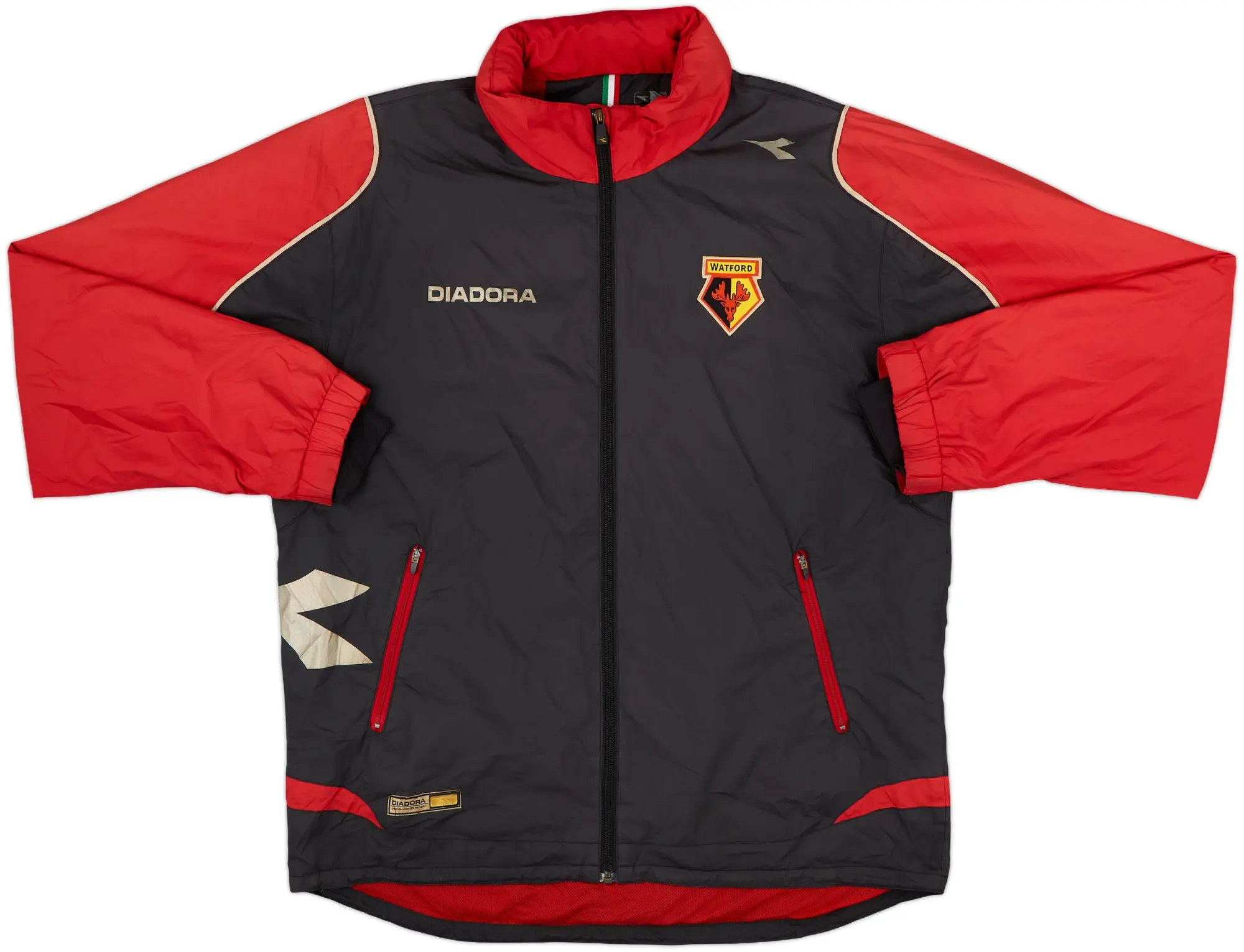 2005-06 Watford Diadora Hooded Rain Jacket - 5/10 - (L)