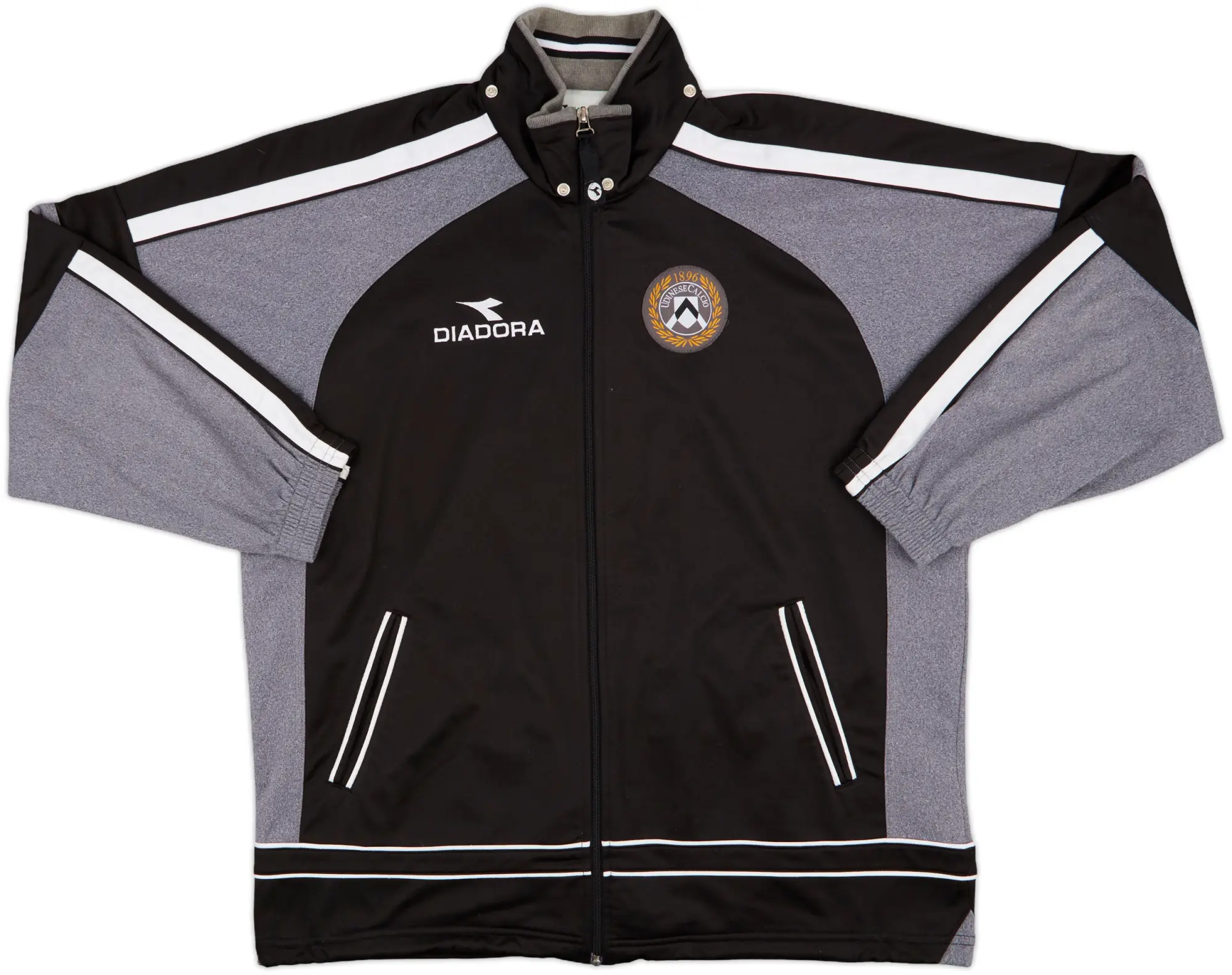 2000-01 Udinese Diadora Hooded Track Jacket - 8/10 - (XXL)