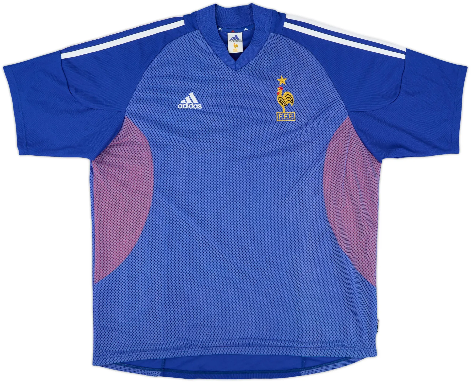adidas France Mens SS Home Shirt 2002