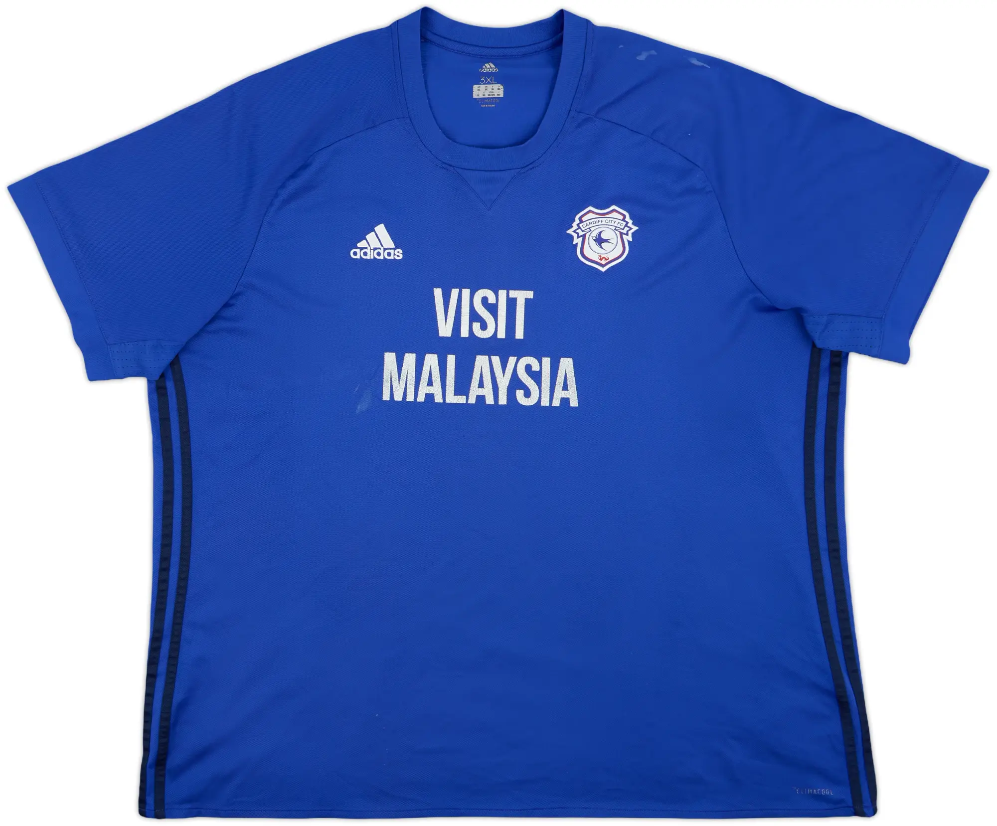 adidas Cardiff City Mens SS Home Shirt 2017/18