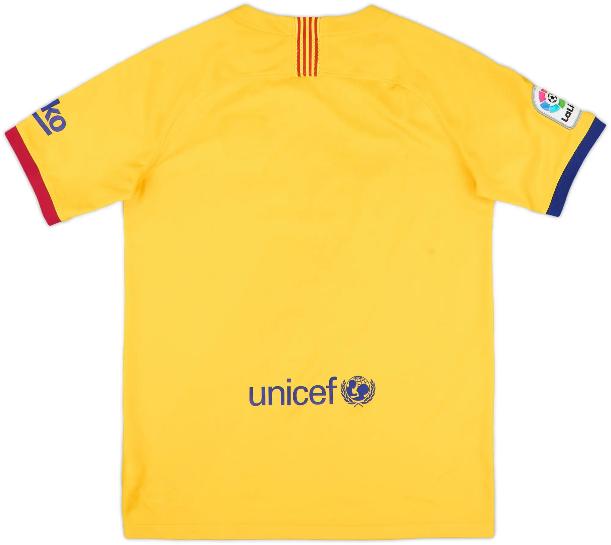 Nike Barcelona Boys SS Away Shirt 2019/20