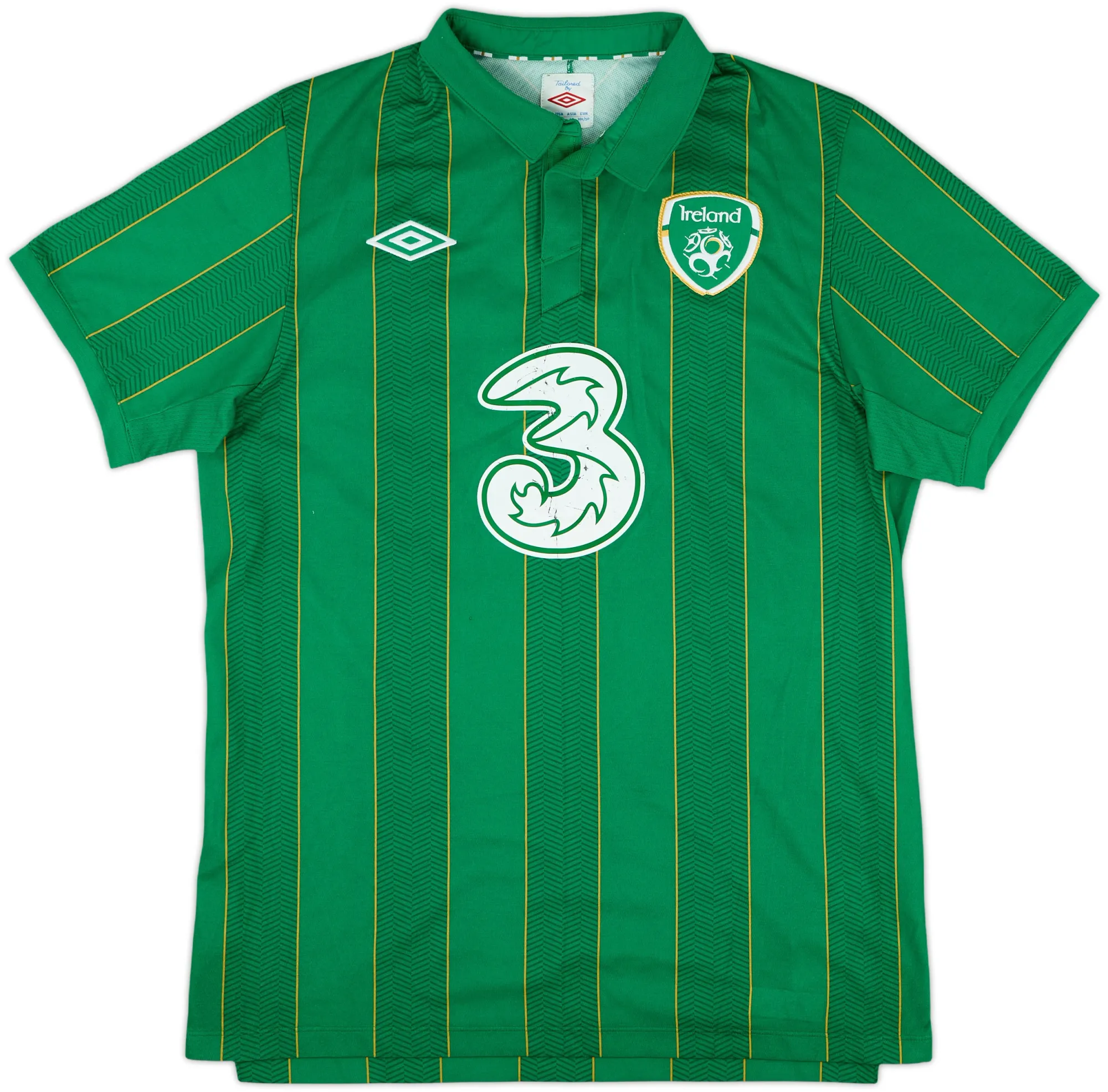 Umbro Republic of Ireland Mens SS Home Shirt 2011