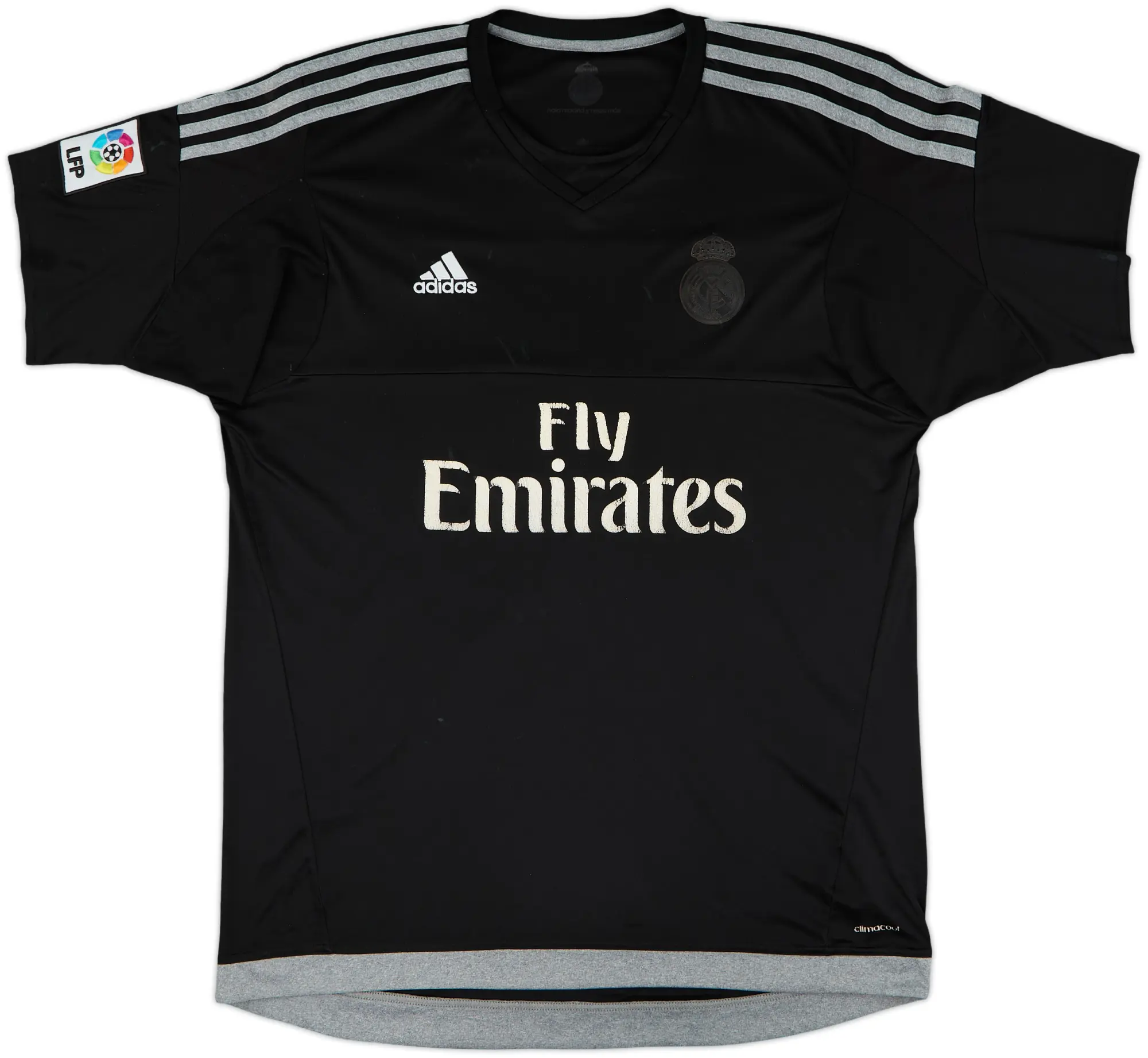 adidas Real Madrid Mens LS Goalkeeper Home Shirt 2015/16