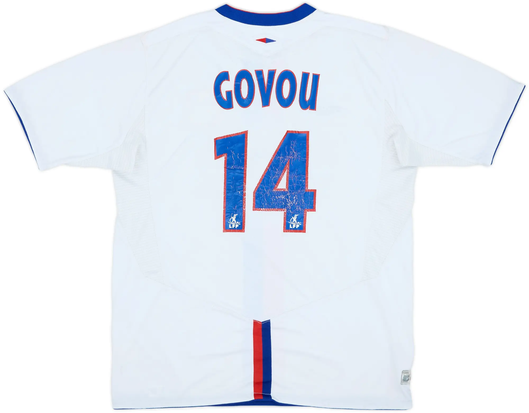 2004-05 Lyon Home Shirt Govou #14 - 5/10 - (L)