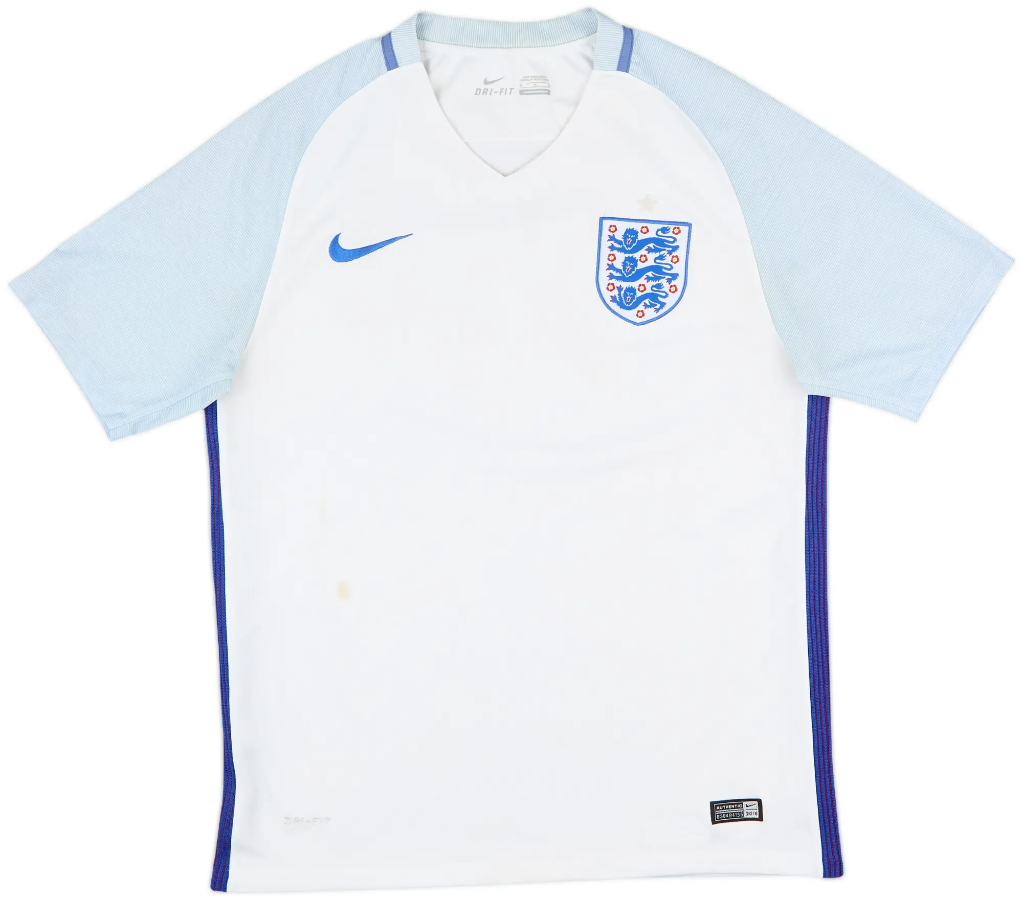 Nike England Mens SS Home Shirt 2016