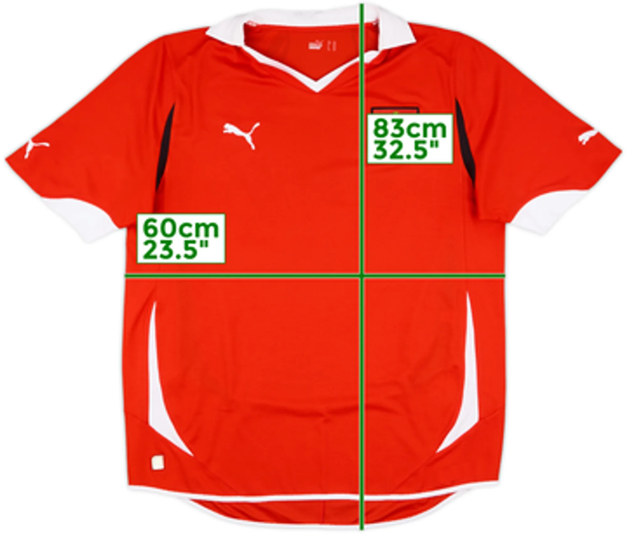 Puma Austria Mens SS Home Shirt 2010