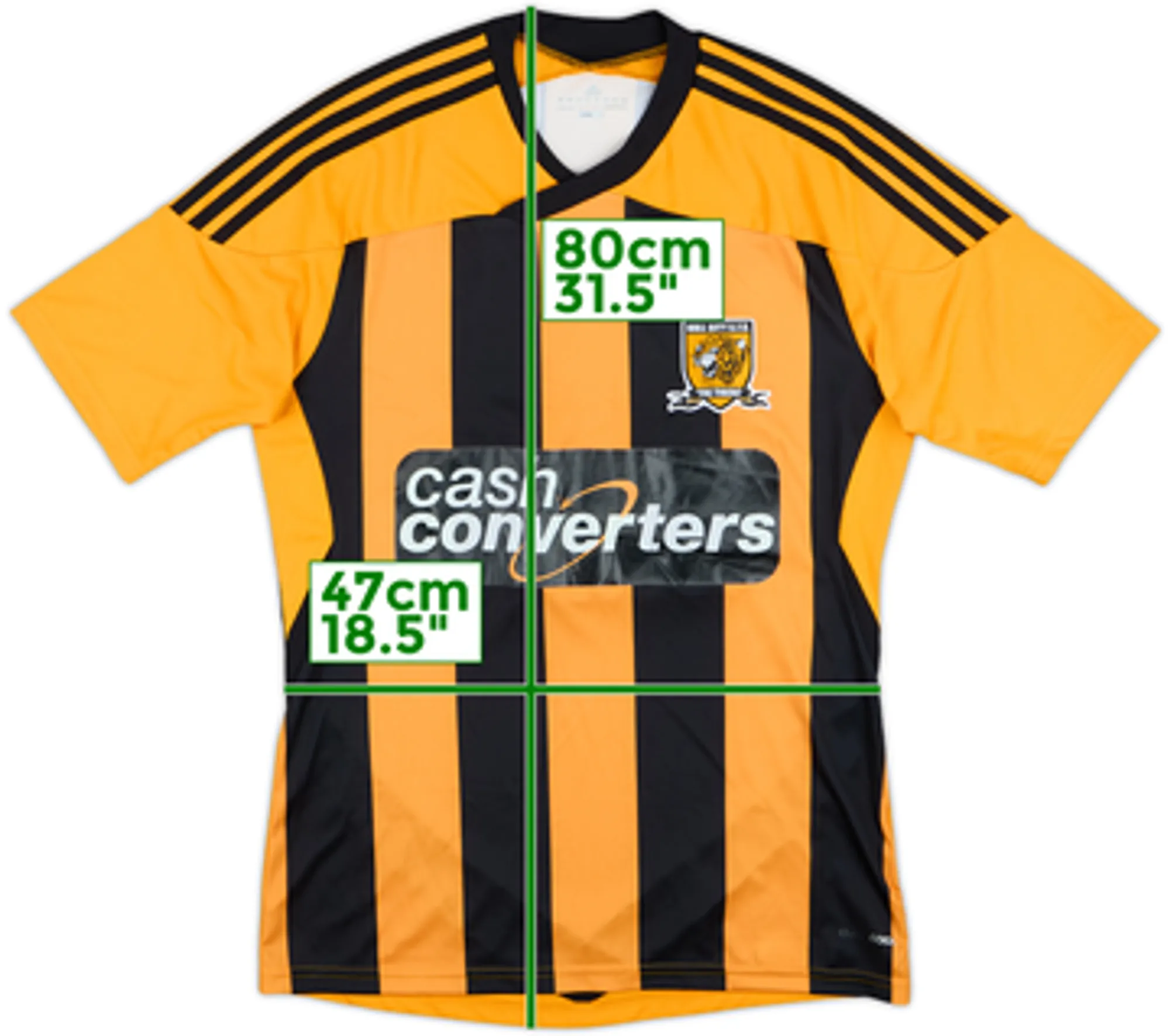 adidas Hull City Mens SS Home Shirt 2011/12