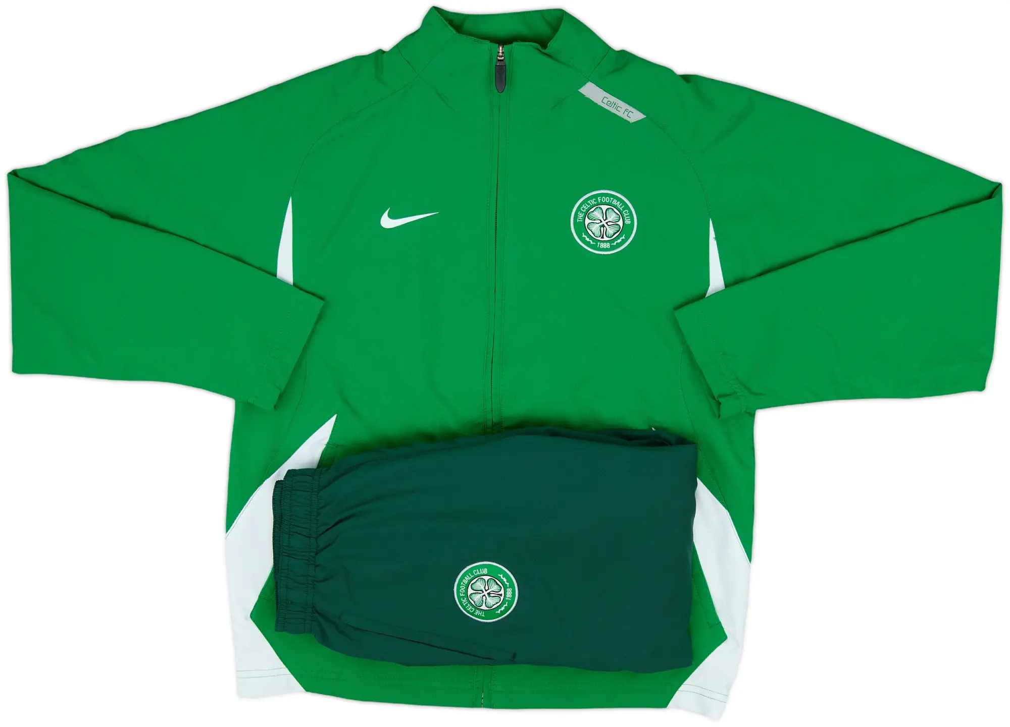 2007-08 Celtic Nike Tracksuit - 9/10 - (L.Boys)