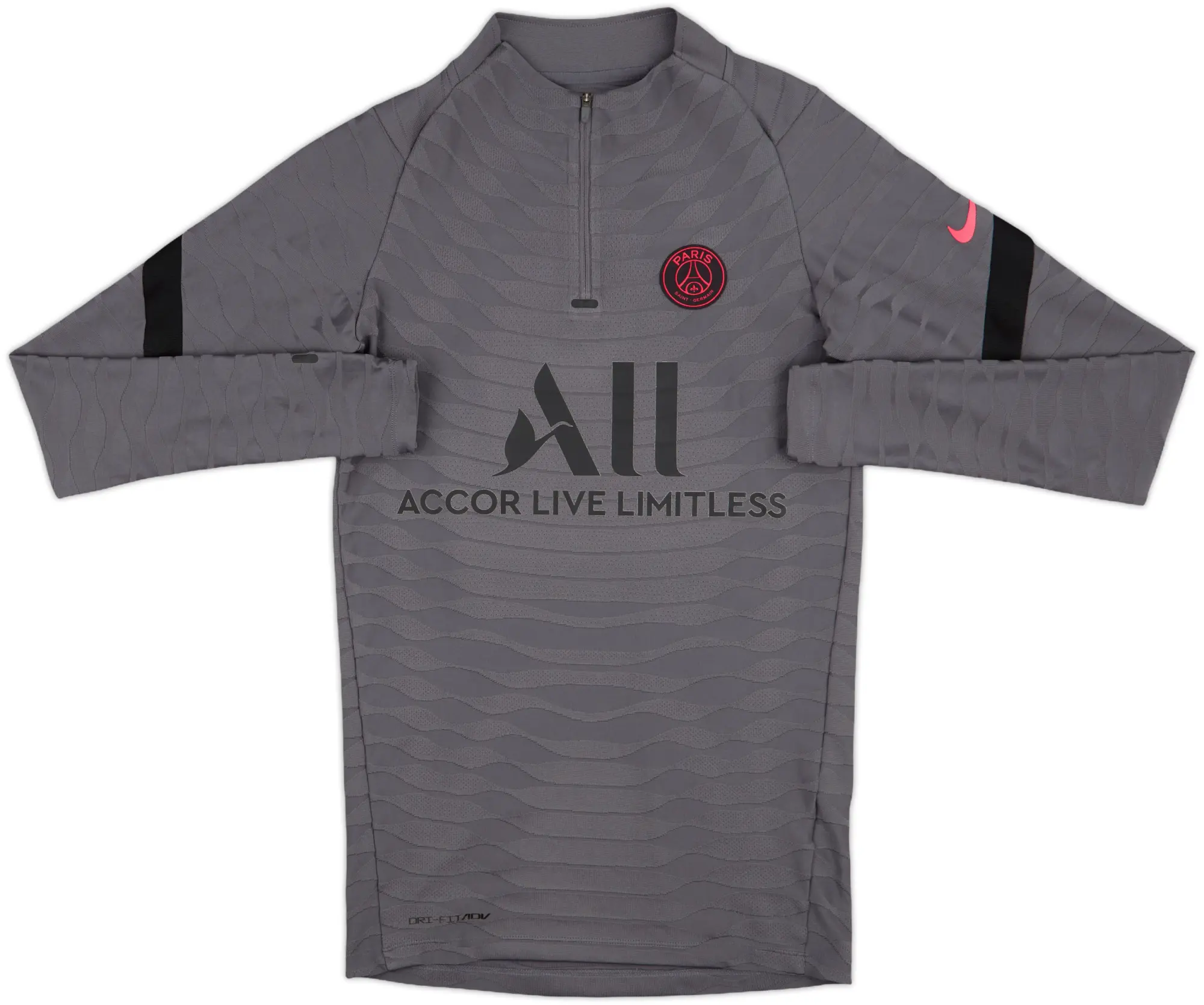 2021-22 Paris Saint-Germain Nike Dri-Fit ADV 1/4 Zip Training Top - 8/10 - (XS)