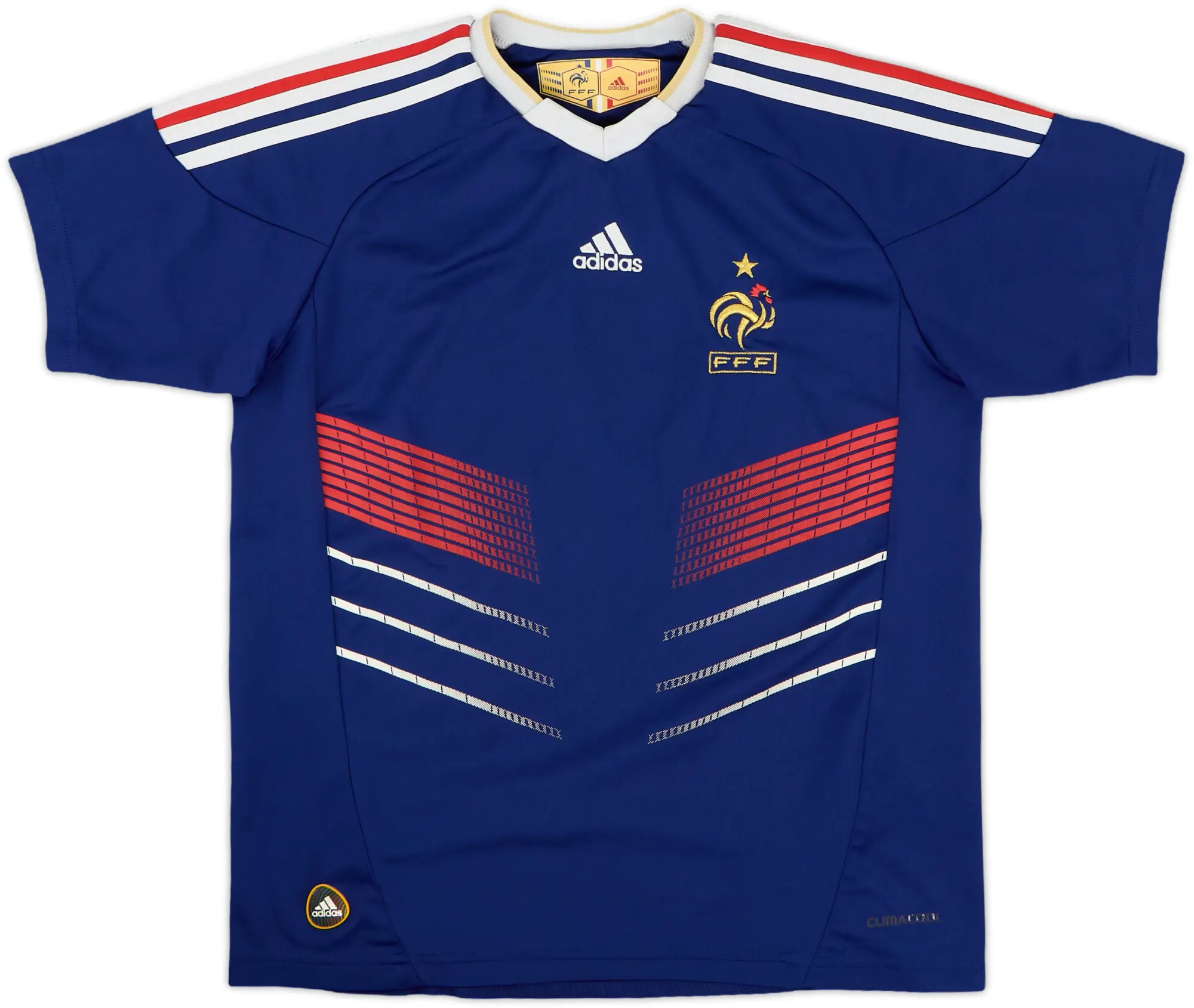 adidas France Boys SS Home Shirt 2009