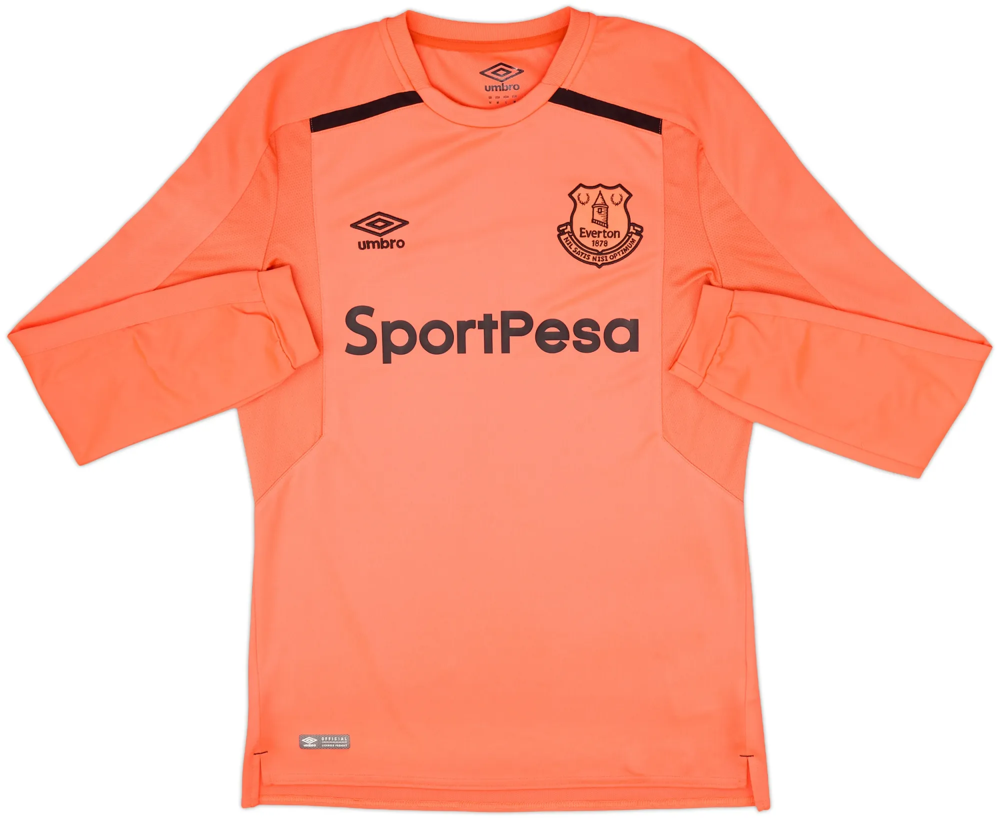 Umbro Everton Mens LS Goalkeeper Home Shirt 2017/18