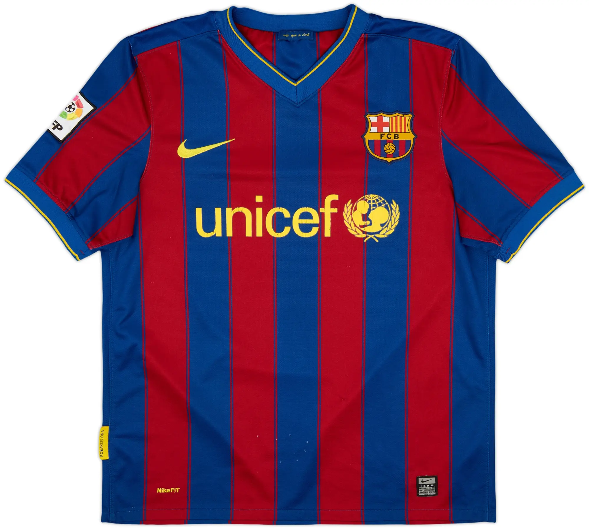 Nike Barcelona Mens SS Home Shirt 2009/10