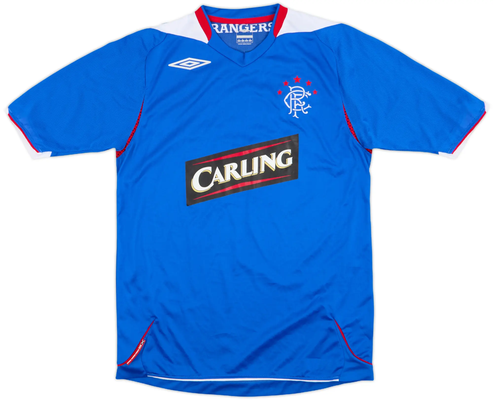 Umbro Rangers Mens SS Home Shirt 2006/07