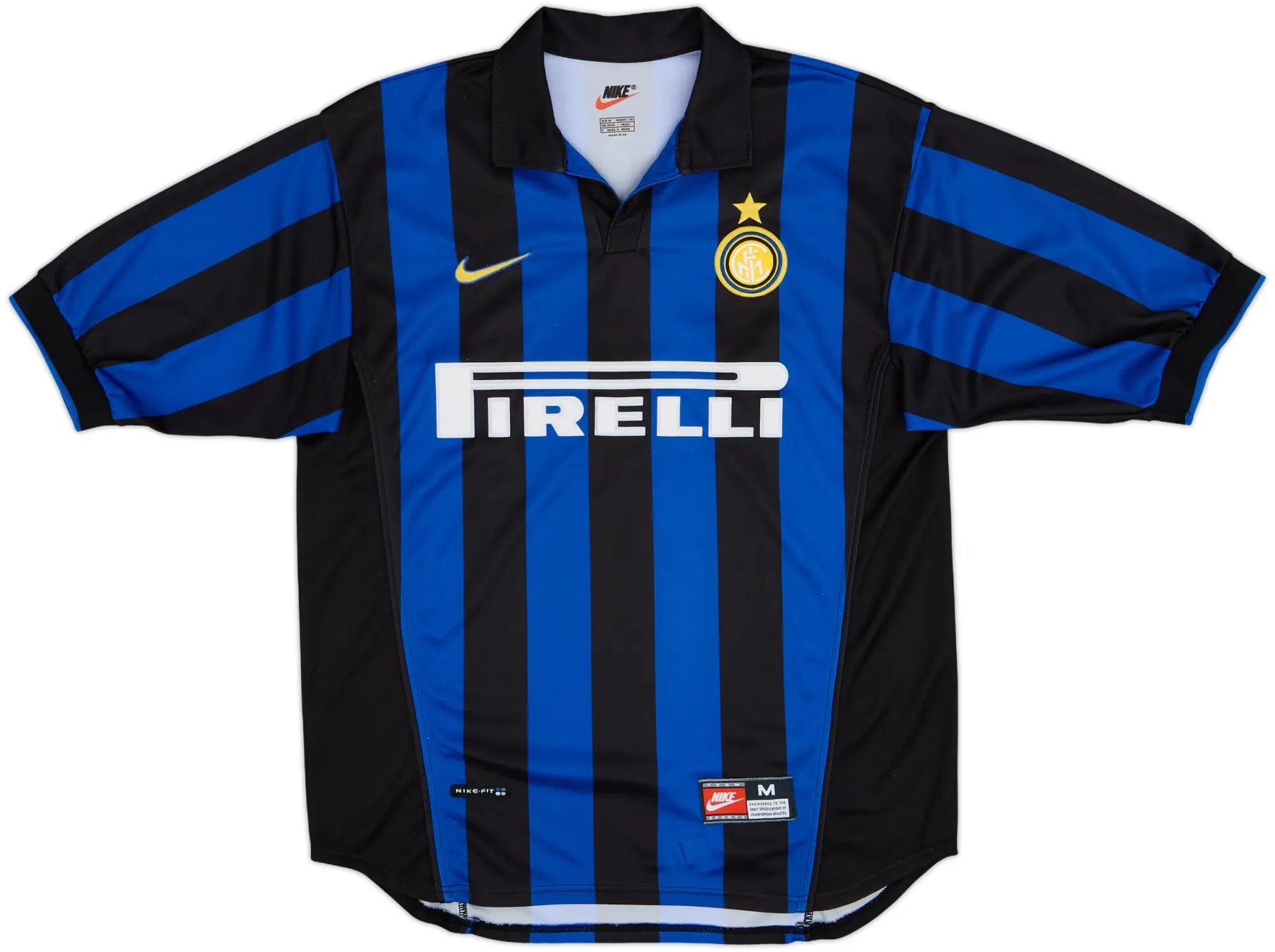 Nike Inter Milan Mens SS Home Shirt 1998/99