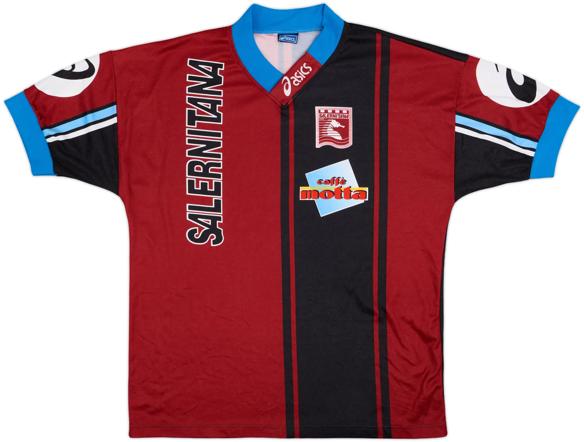 Asics Salernitana Mens SS Home Shirt 1996/97