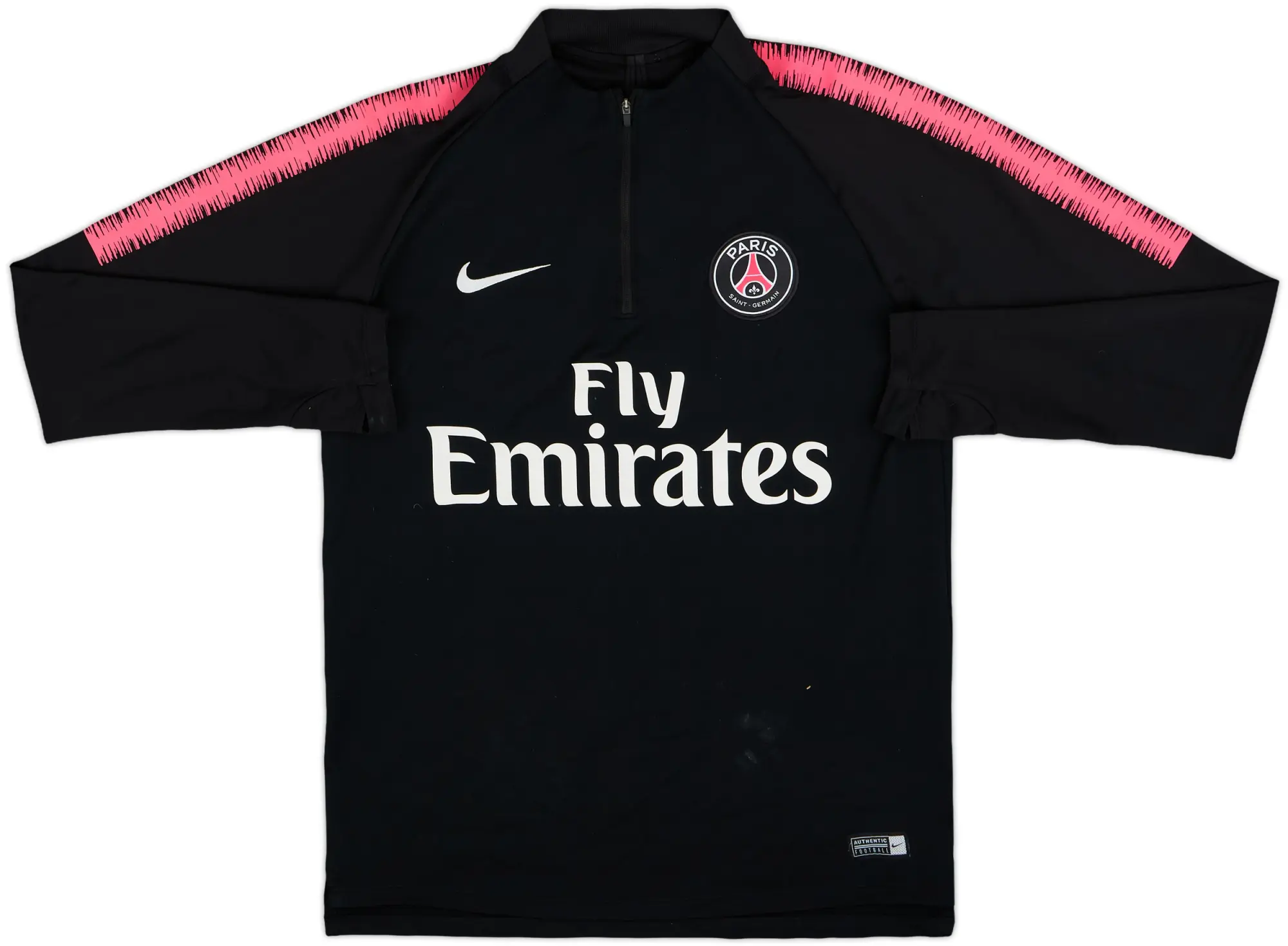 2018-19 Paris Saint-Germain Nike 1/4 Zip Drill Top - 5/10 - (M)