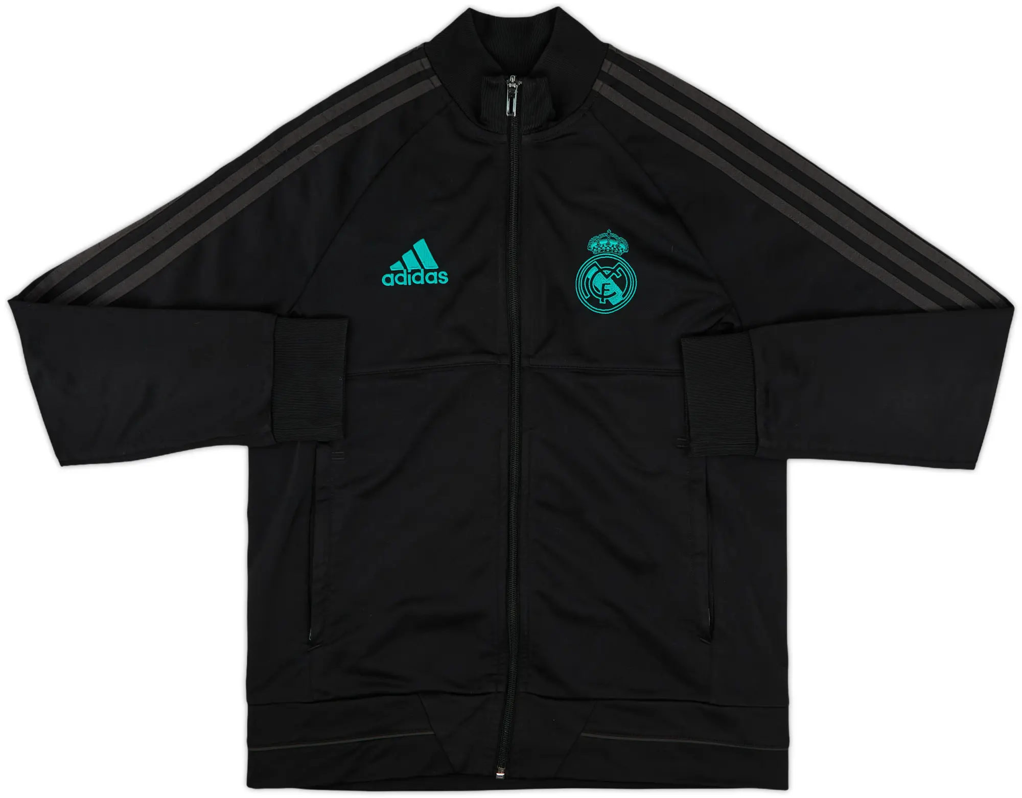 2017-18 Real Madrid adidas Track Jacket - 9/10 - (L.Boys)