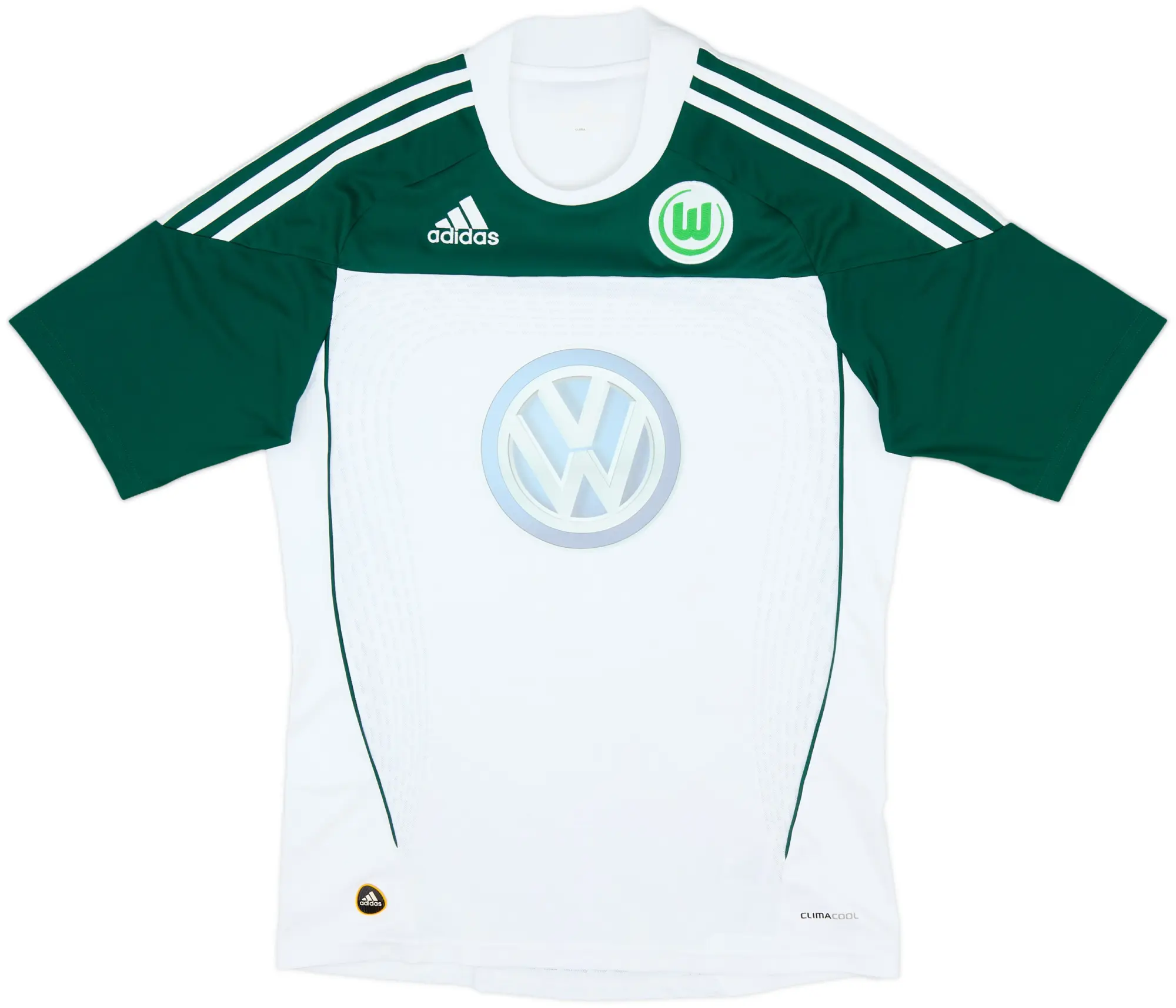 adidas Wolfsburg Mens SS Home Shirt 2010/11