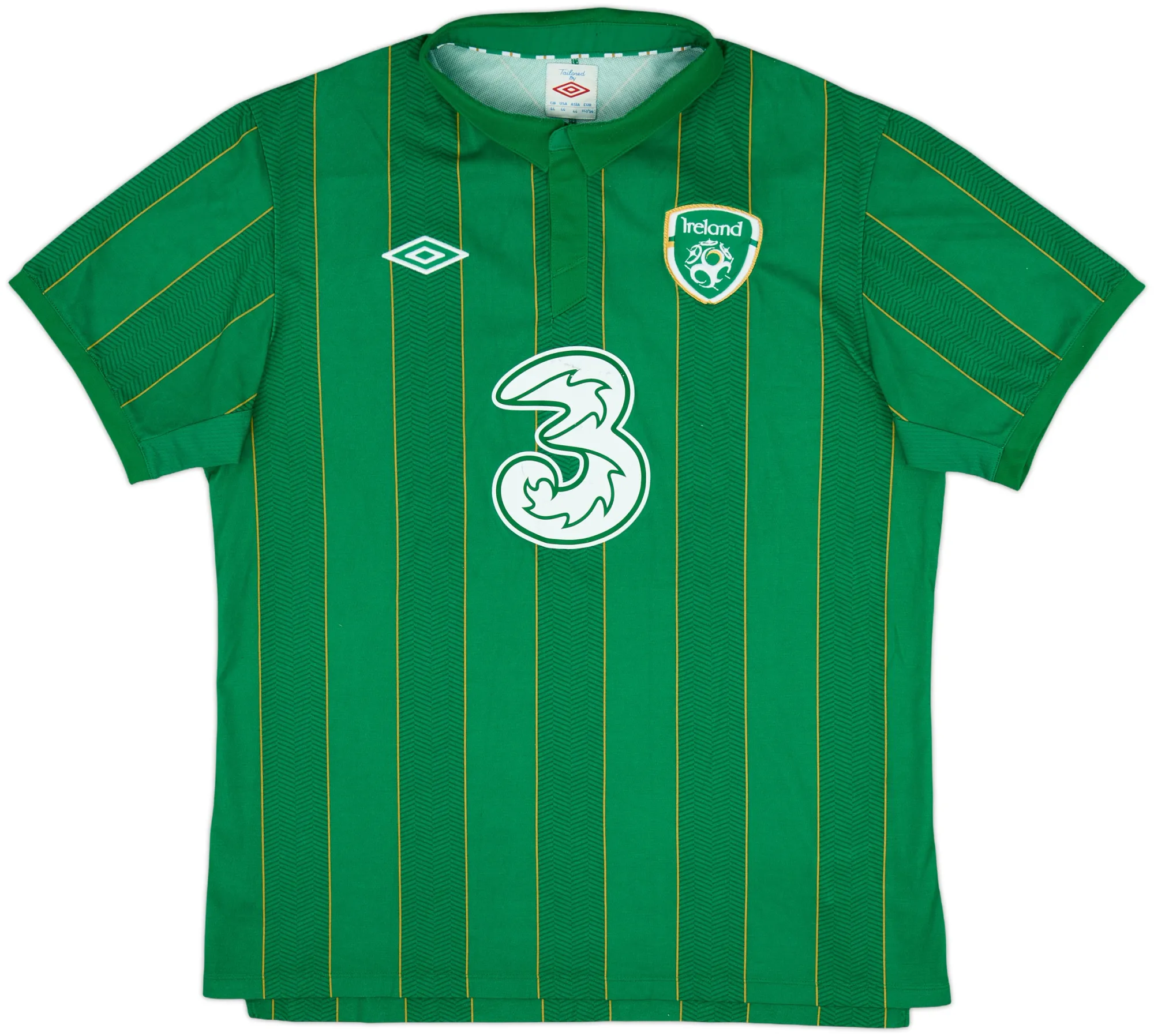 Umbro Republic of Ireland Mens SS Home Shirt 2011