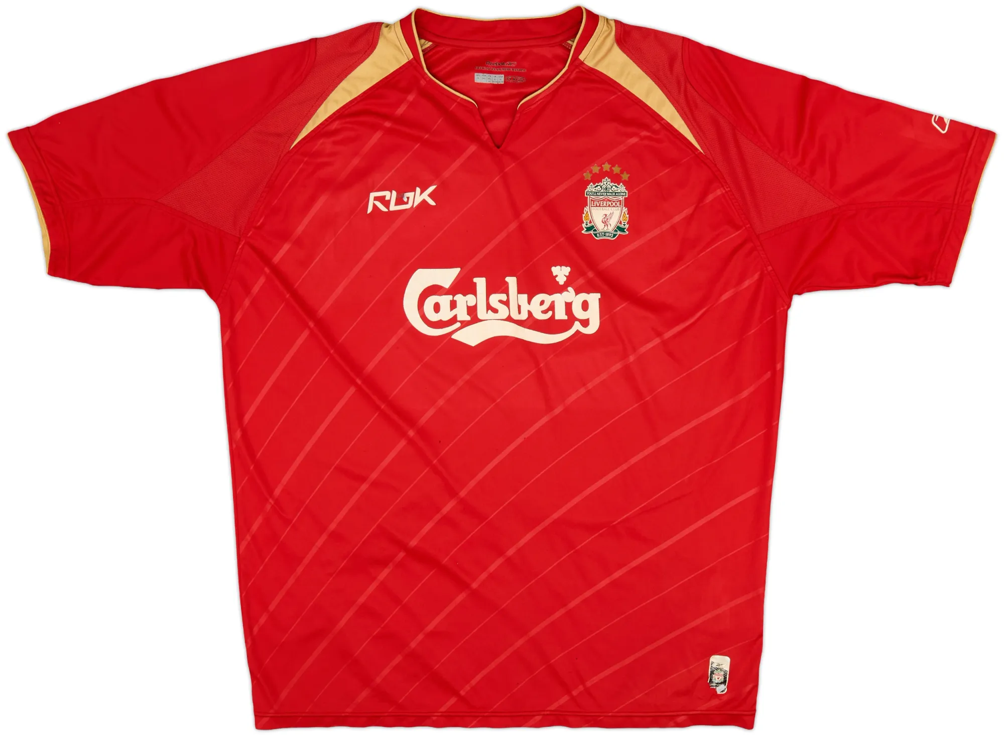 Reebok Liverpool Mens SS Home Shirt 2005/06
