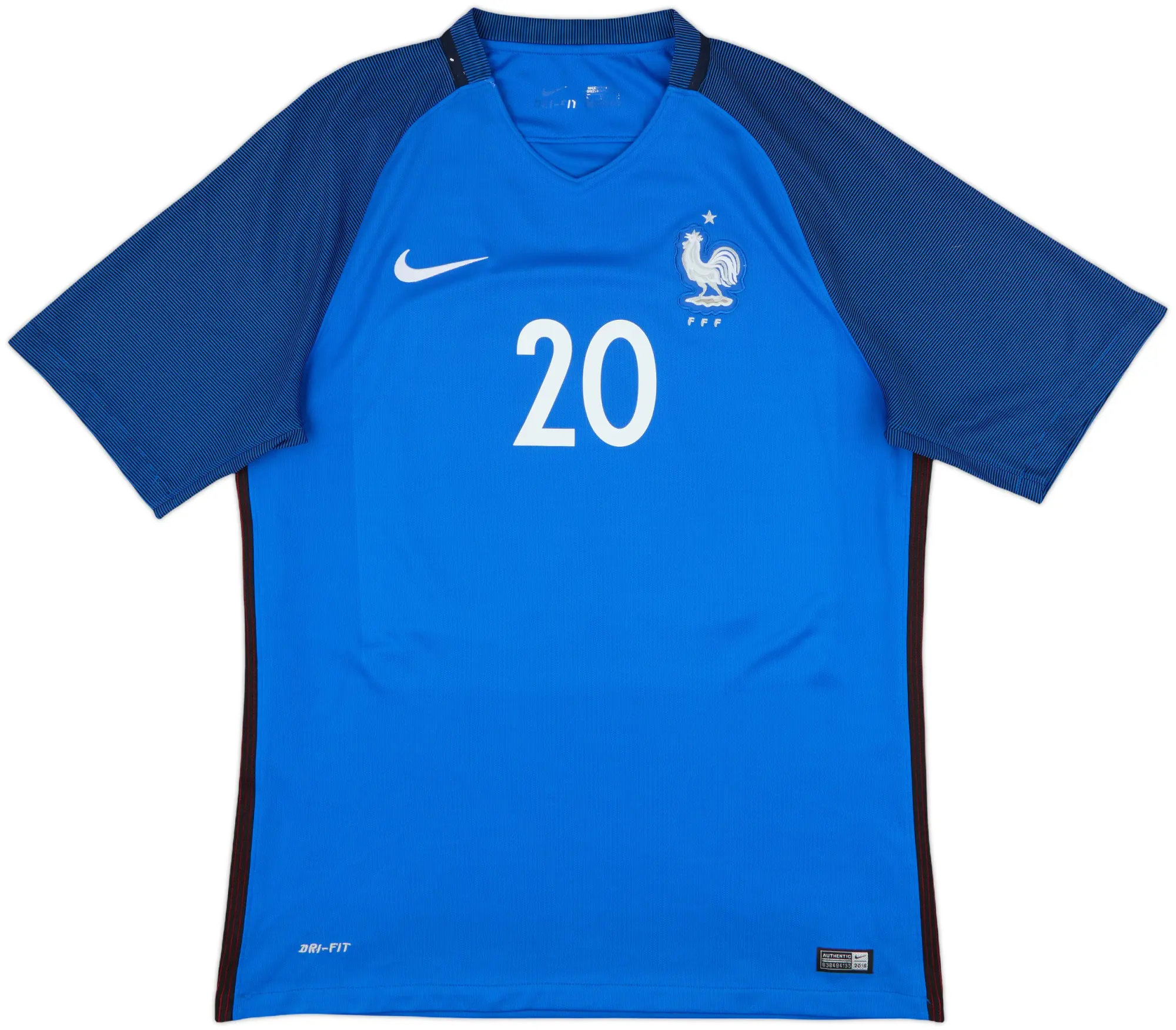 Nike France Mens SS Home Shirt 2016