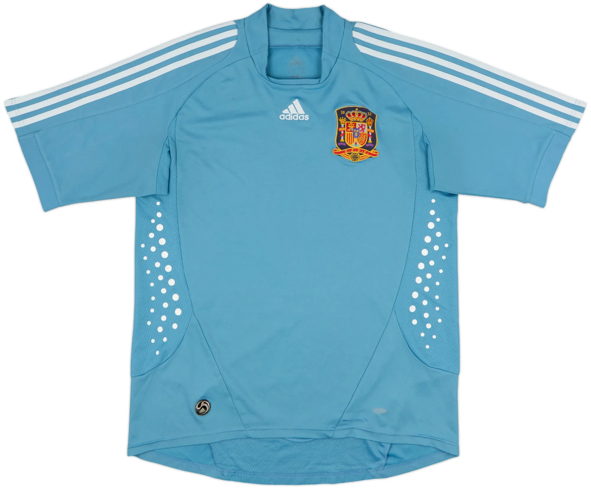 adidas Spain Mens SS Goalkeeper Home Shirt 2008