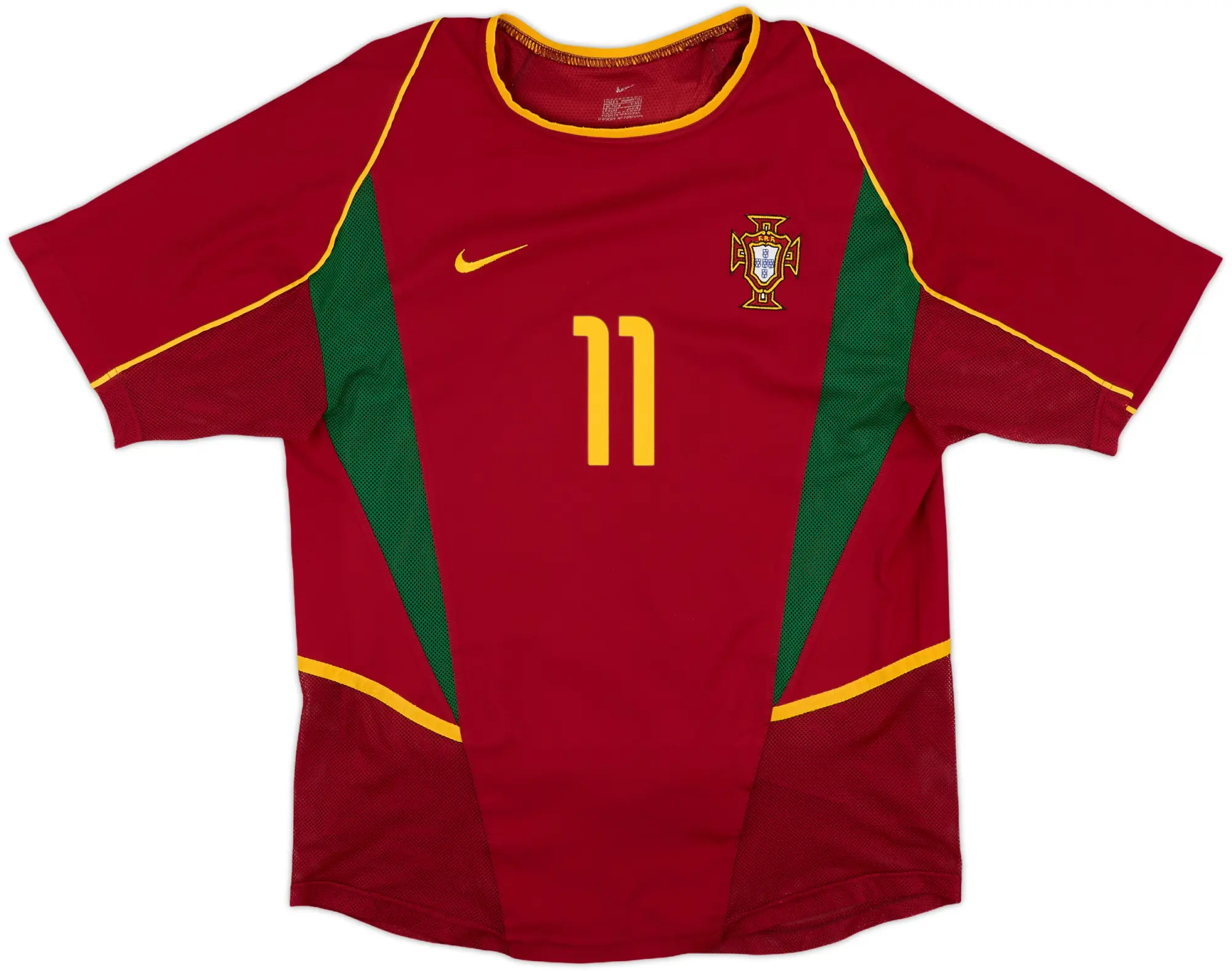 Nike Portugal Mens SS Player Issue Home Shirt 2002