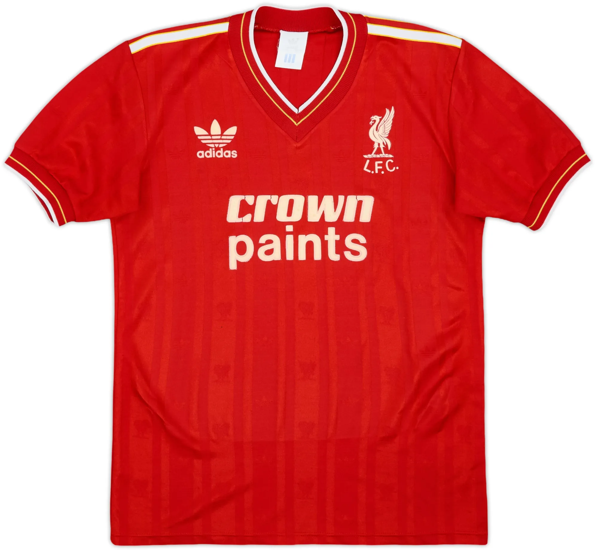 adidas Liverpool Mens SS Home Shirt 1985/87