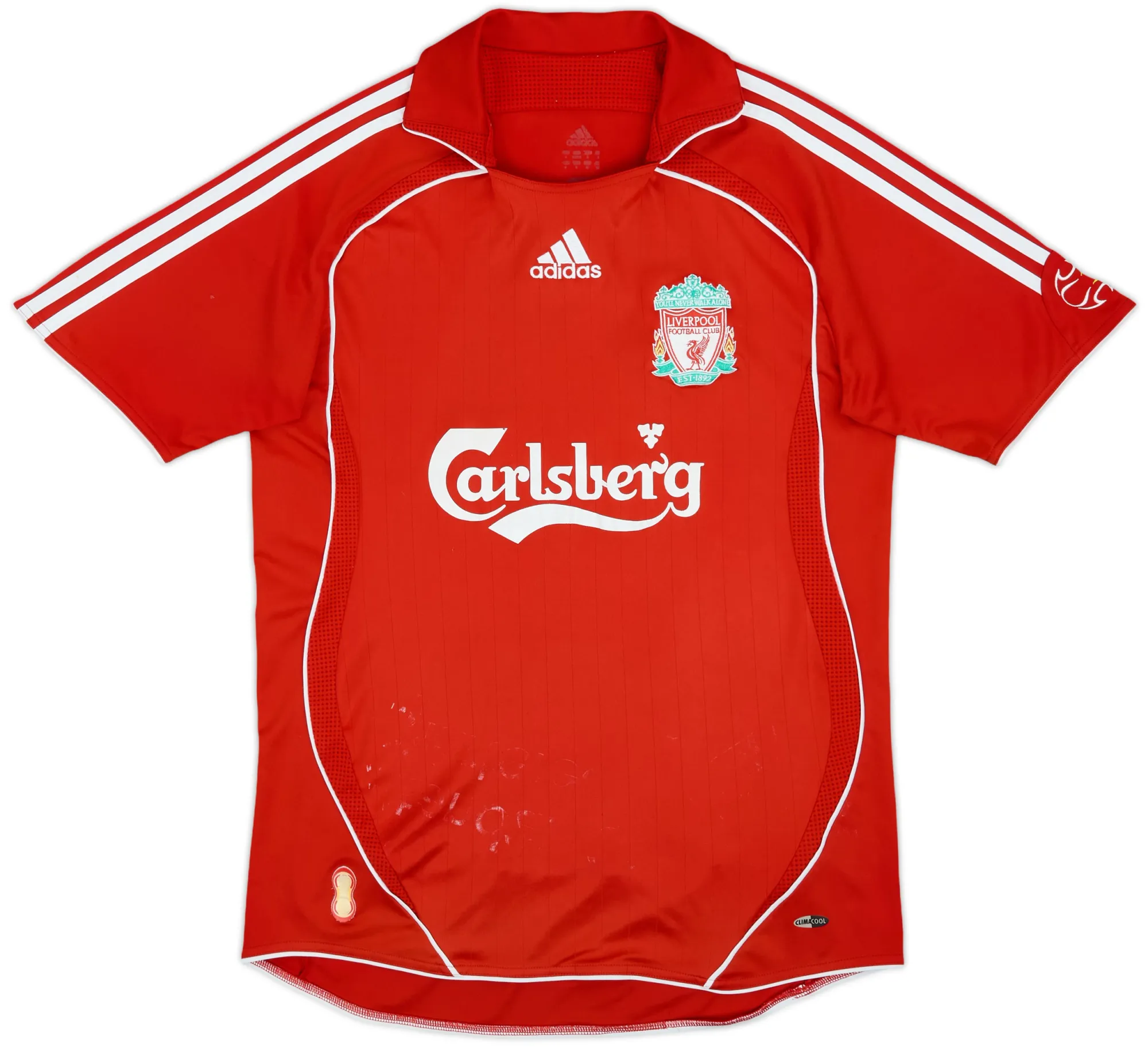 adidas Liverpool Mens SS Home Shirt 2006/08