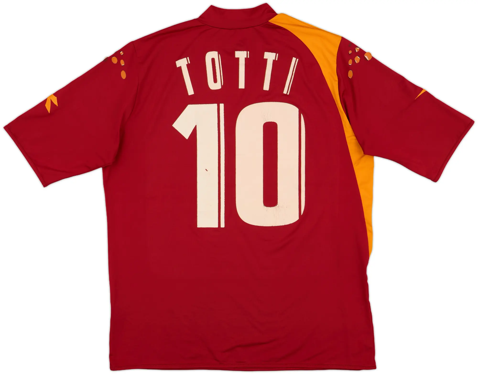 2005-06 Roma Home Shirt Totti #10 - 5/10 - (XL)