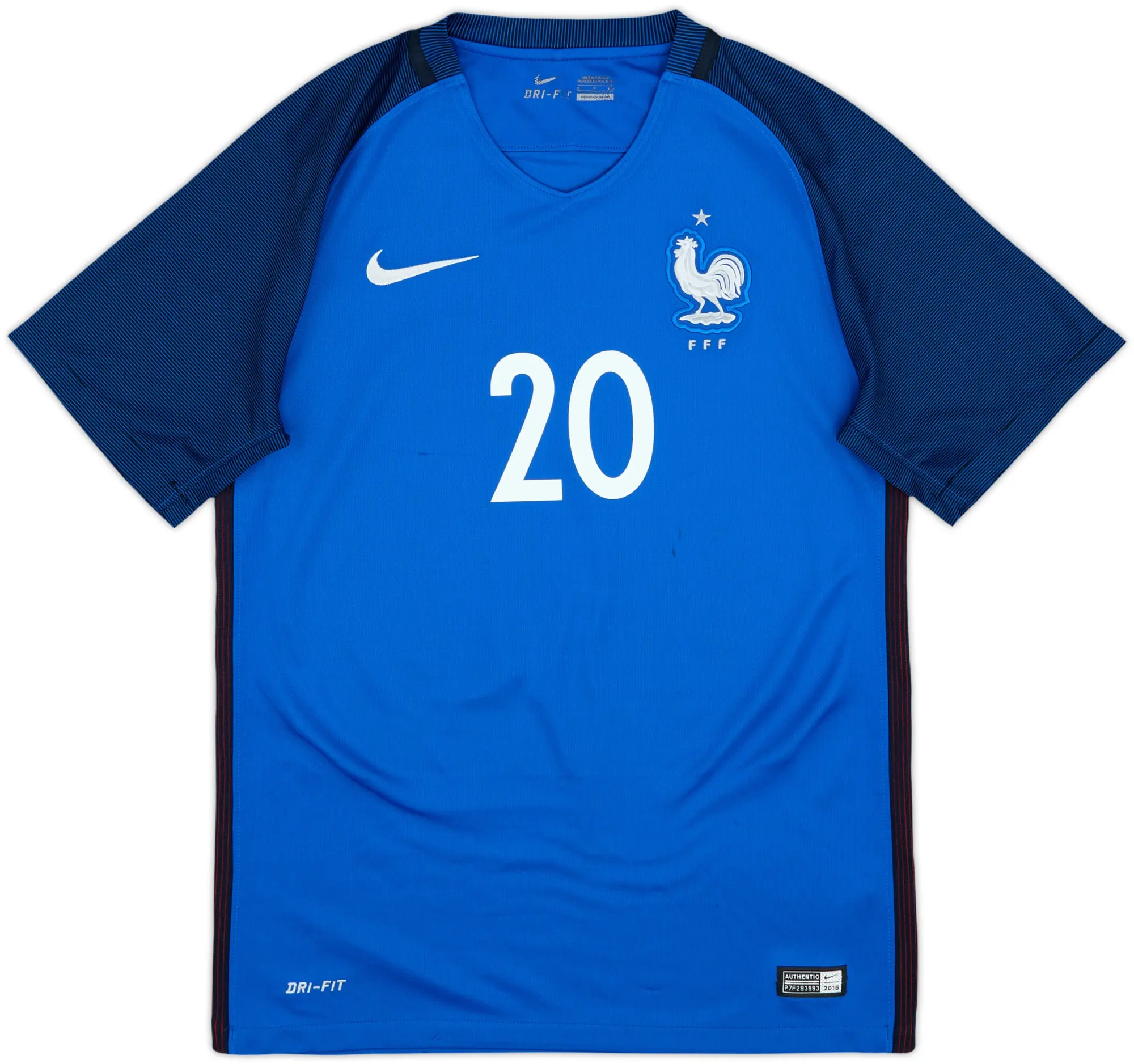 Nike France Mens SS Home Shirt 2016