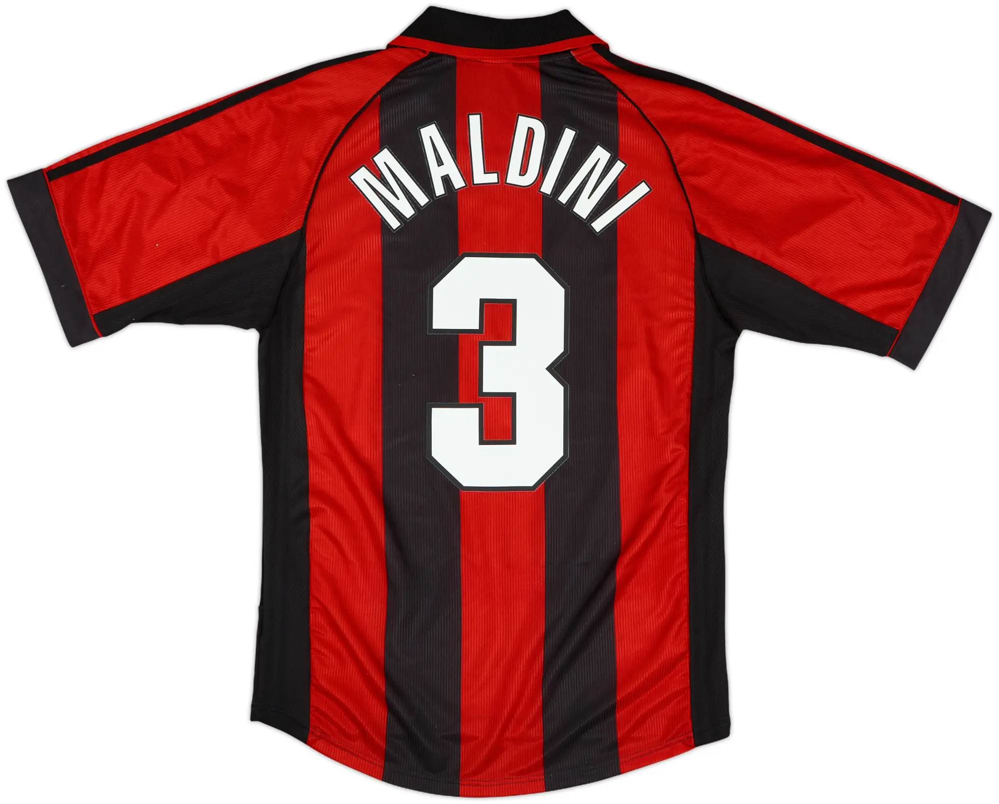 1998-00 AC Milan Home Shirt Maldini #3 - 7/10 - (S)