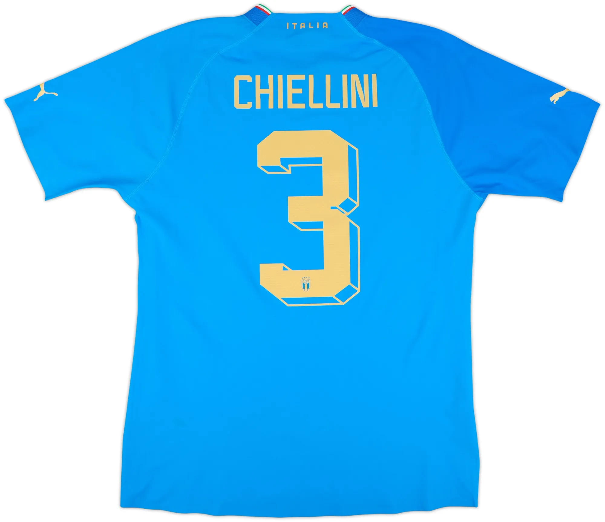 Puma Italy Mens SS Player Issue Home Shirt 2022