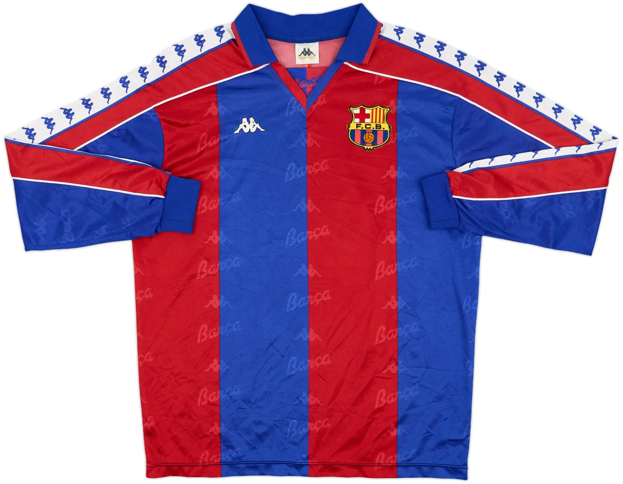 Kappa Barcelona Mens LS Home Shirt 1992/93