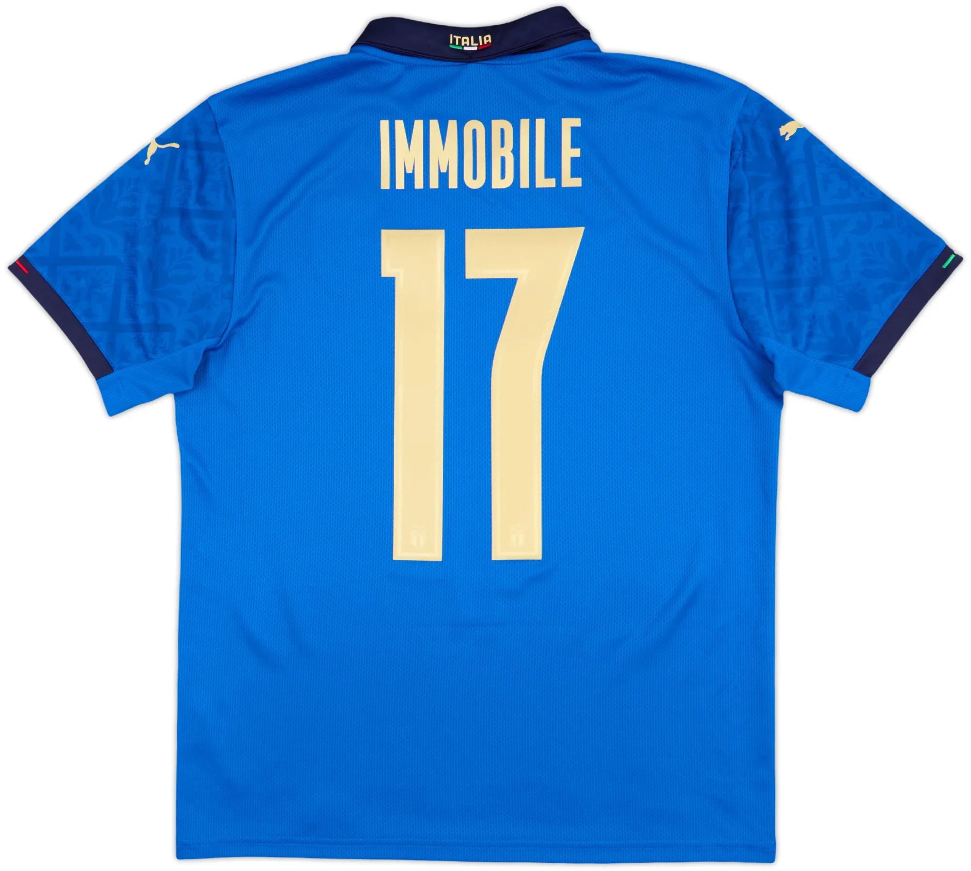 Puma Italy Mens SS Home Shirt 2020