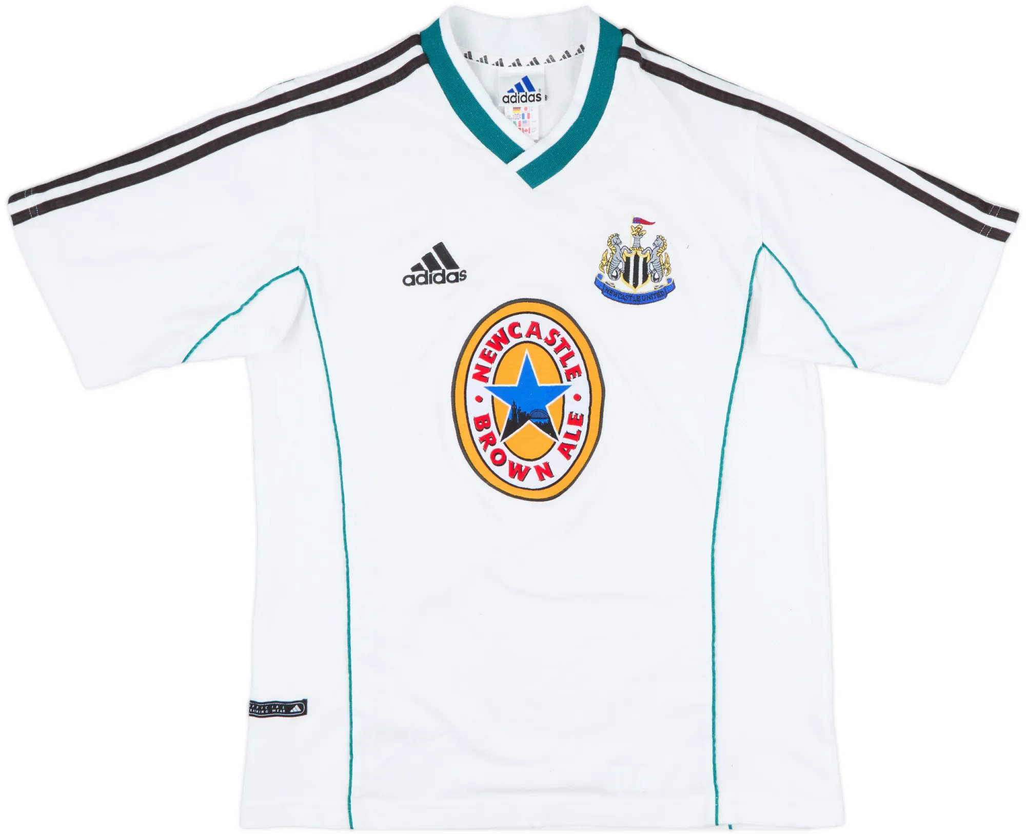adidas Newcastle United Mens SS Home Shirt 1999/00