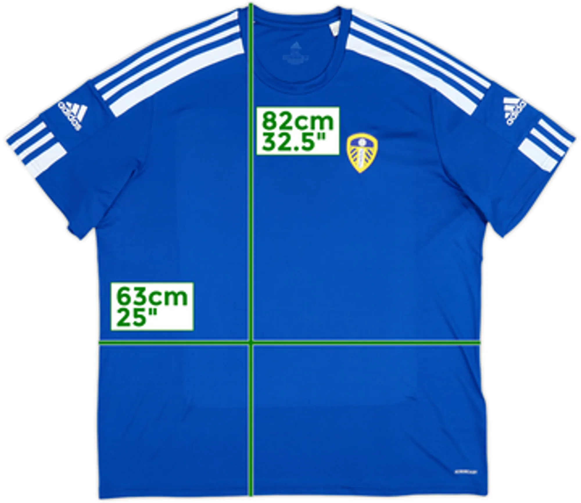 adidas Leeds United Mens SS Home Shirt 2022/23