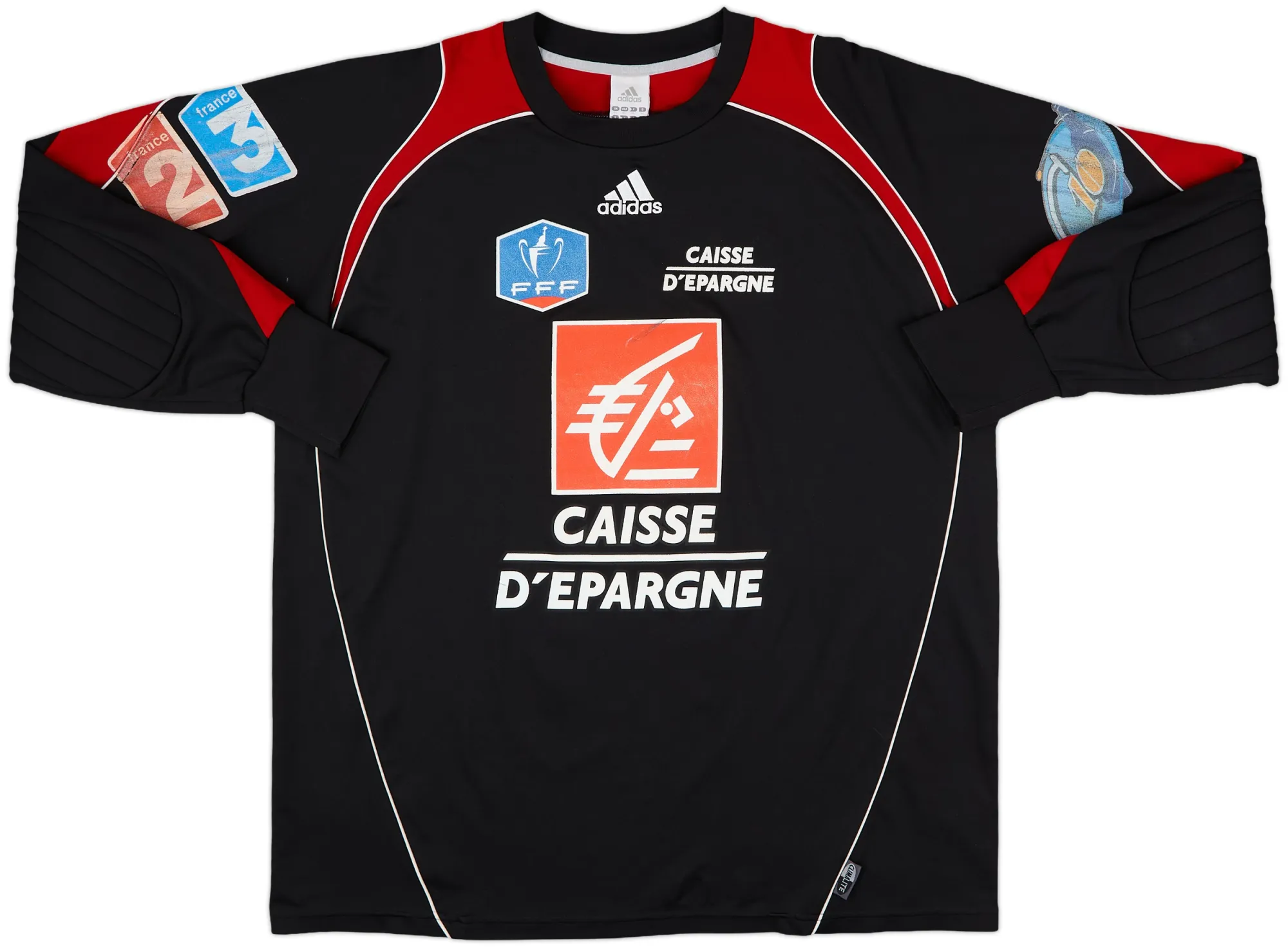 adidas France Mens LS Goalkeeper Home Shirt 2008