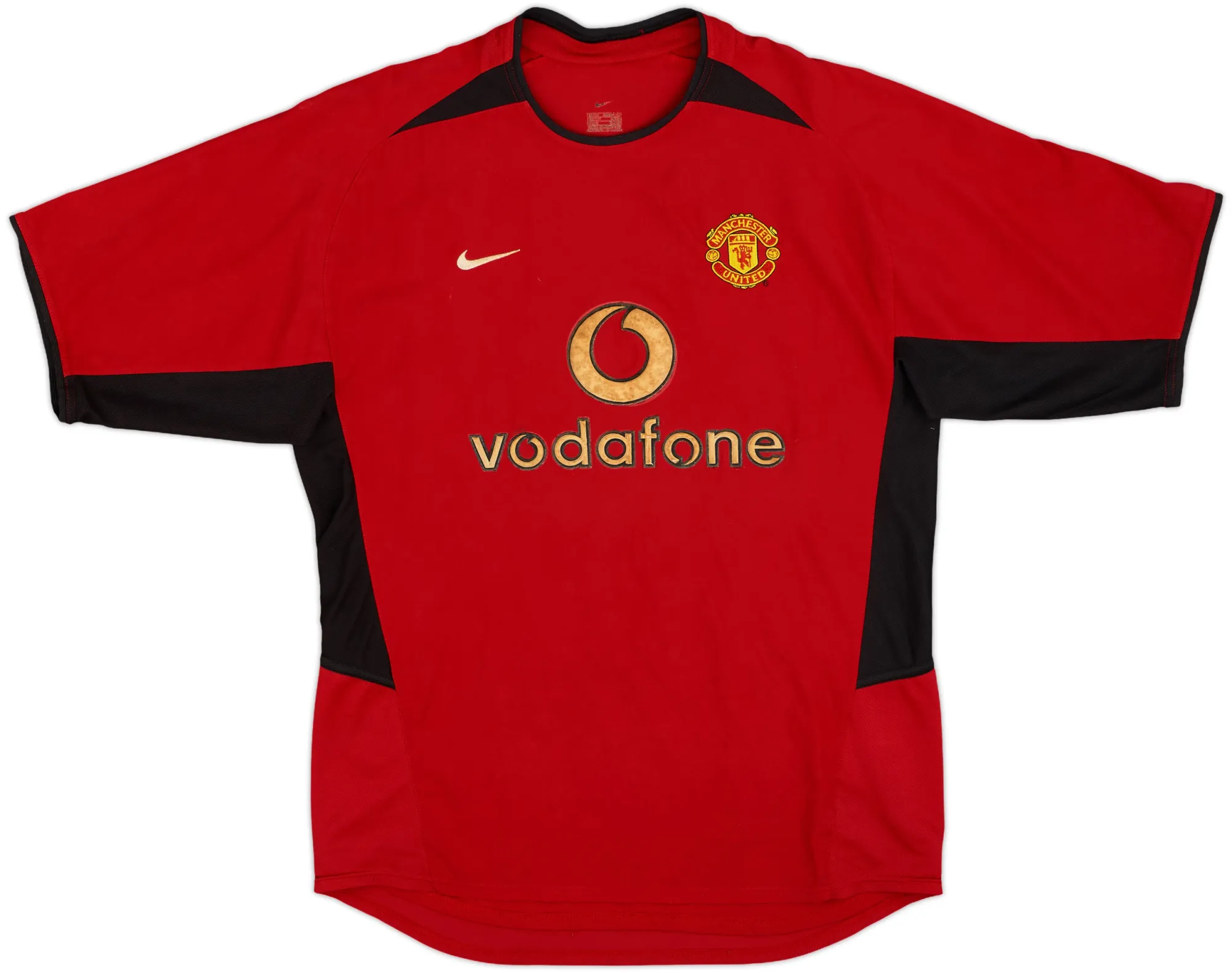 Nike Manchester United Mens SS Home Shirt 2002/04