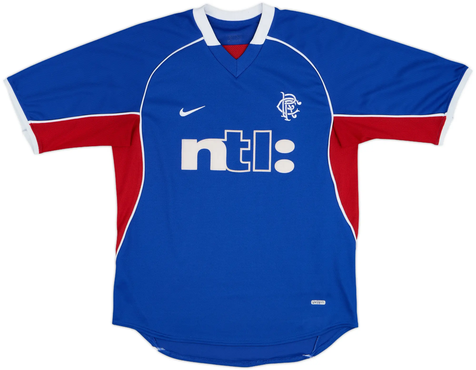 Nike Rangers Mens SS Home Shirt 2001/02