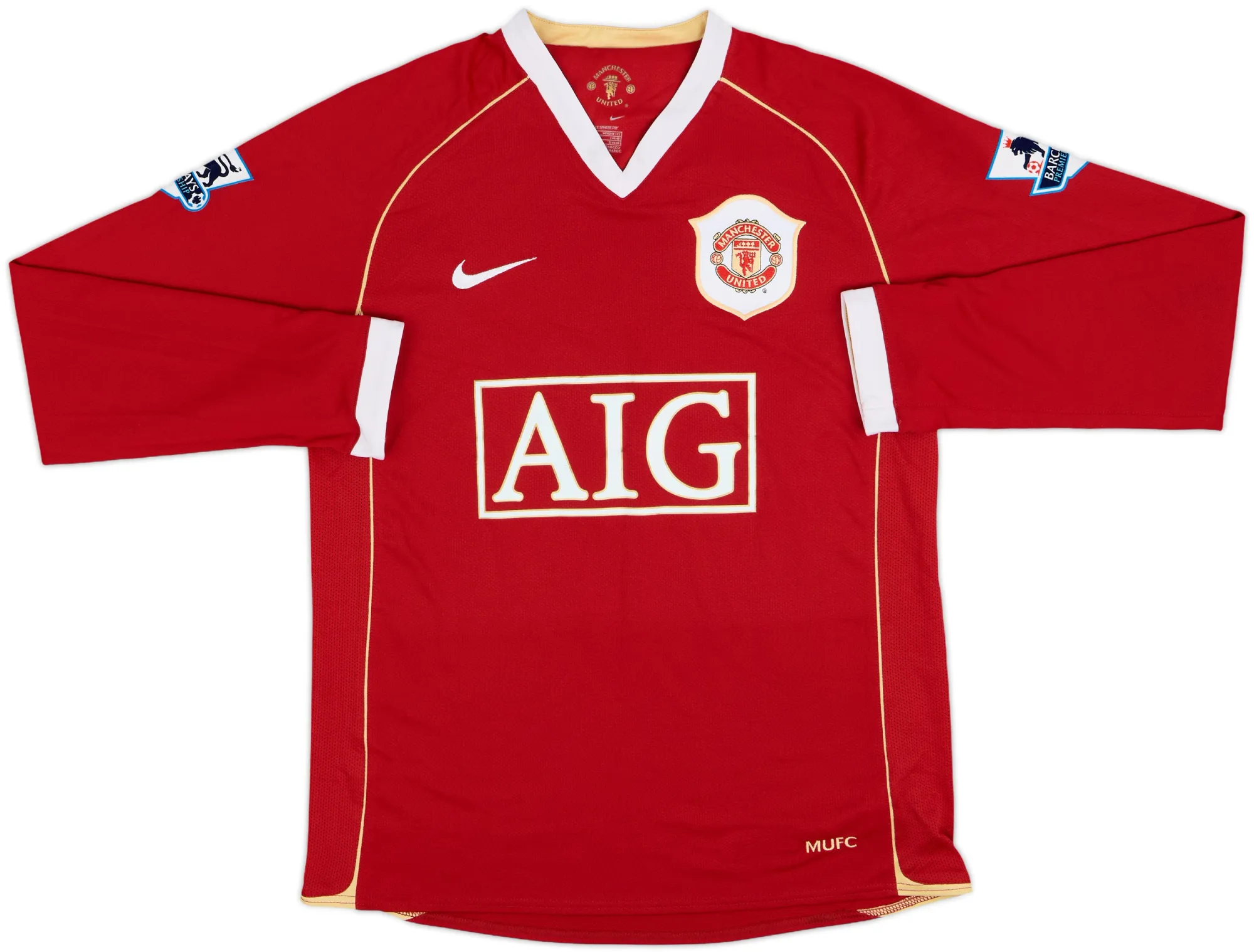 Nike Manchester United Mens LS Home Shirt 2006/07