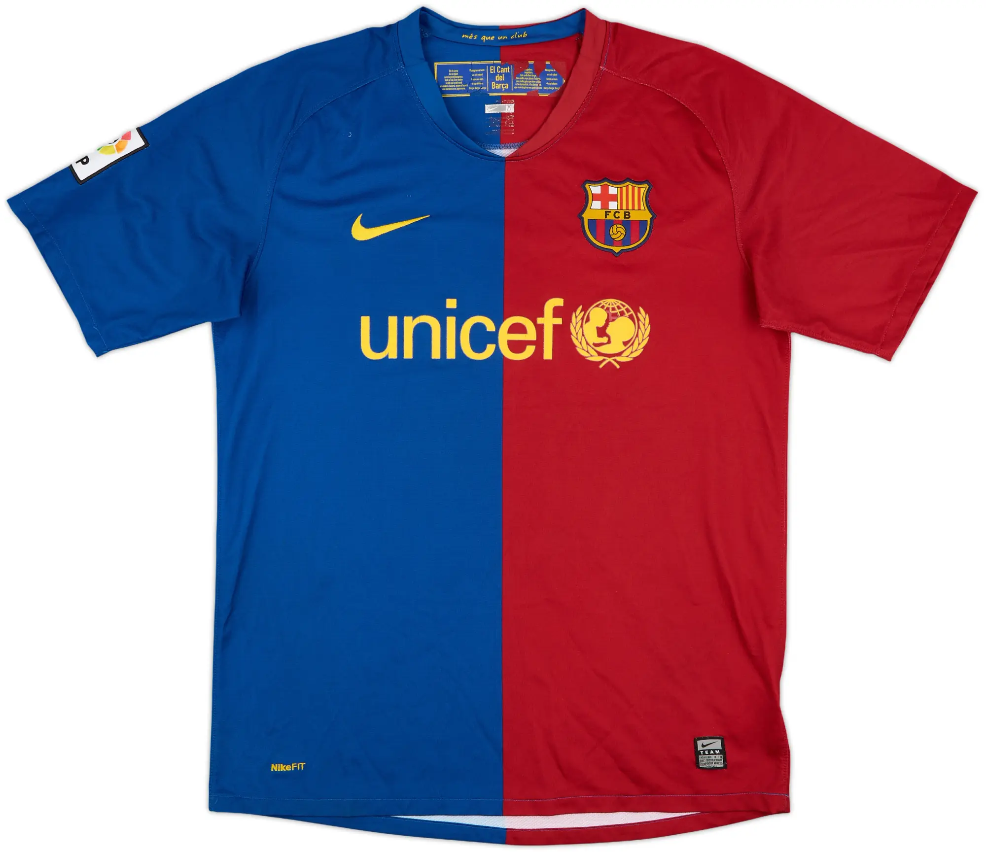 Nike Barcelona Mens SS Home Shirt 2008/09