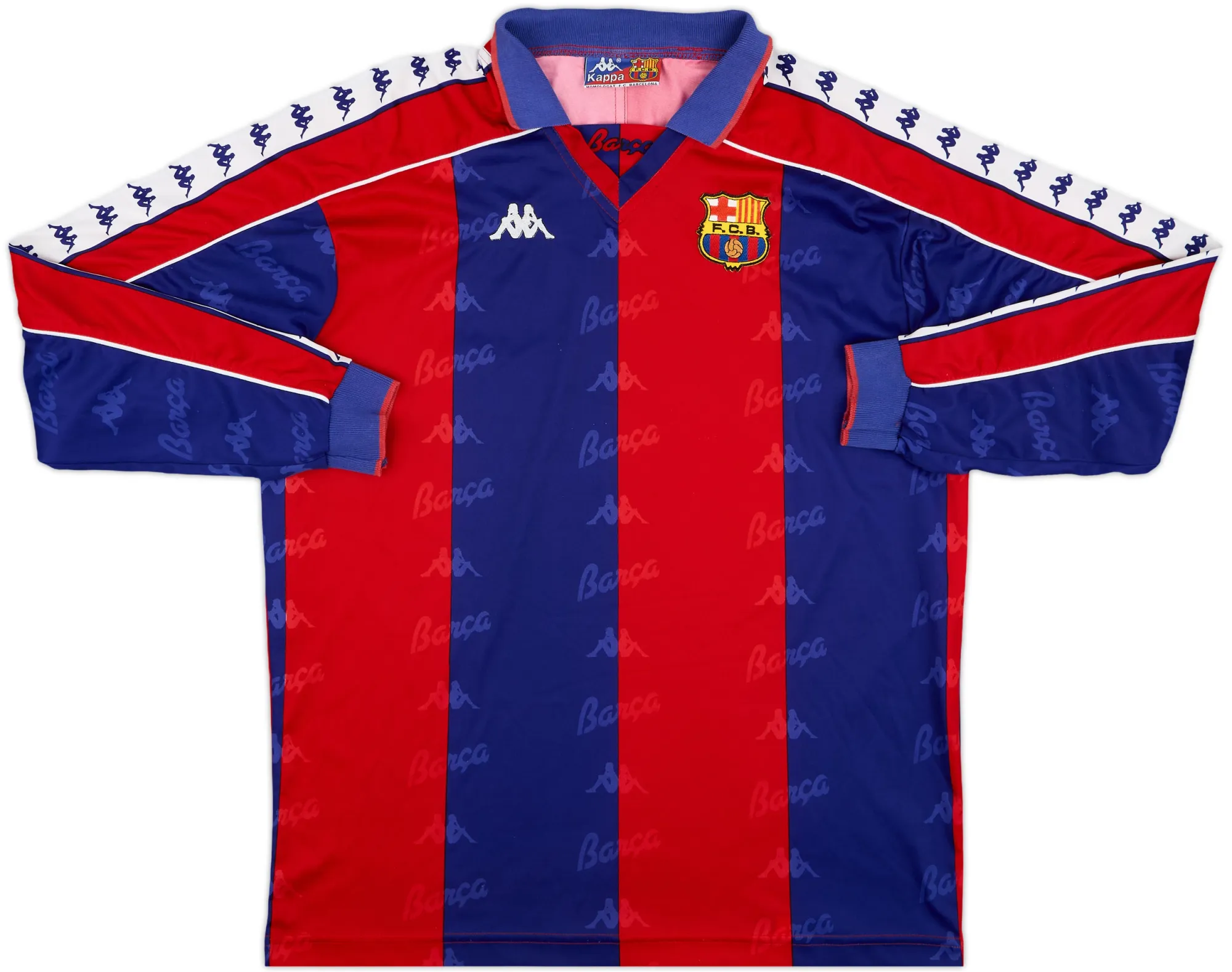 Kappa Barcelona Mens LS Home Shirt 1992/93