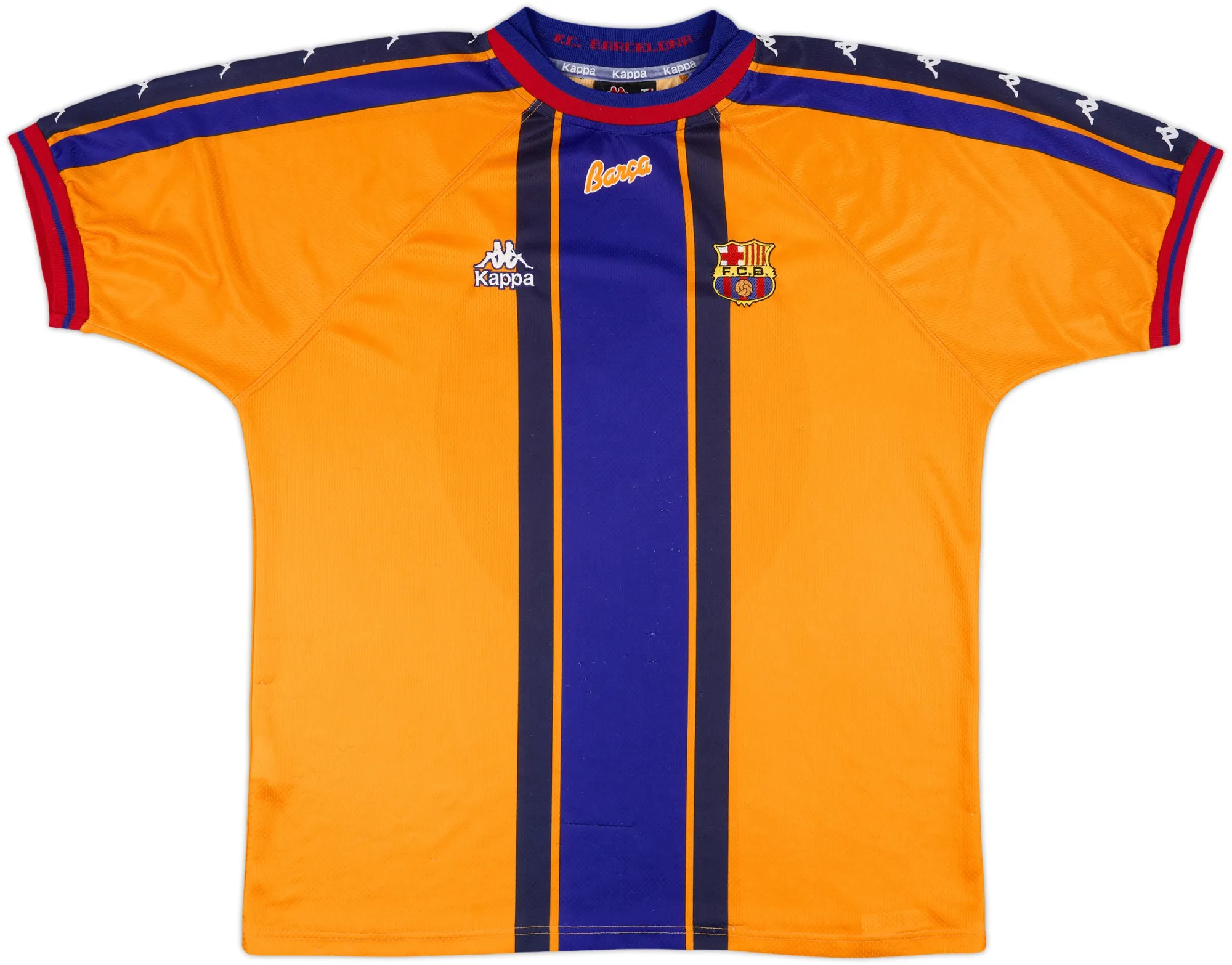Kappa Barcelona Mens SS Away Shirt 1997/98
