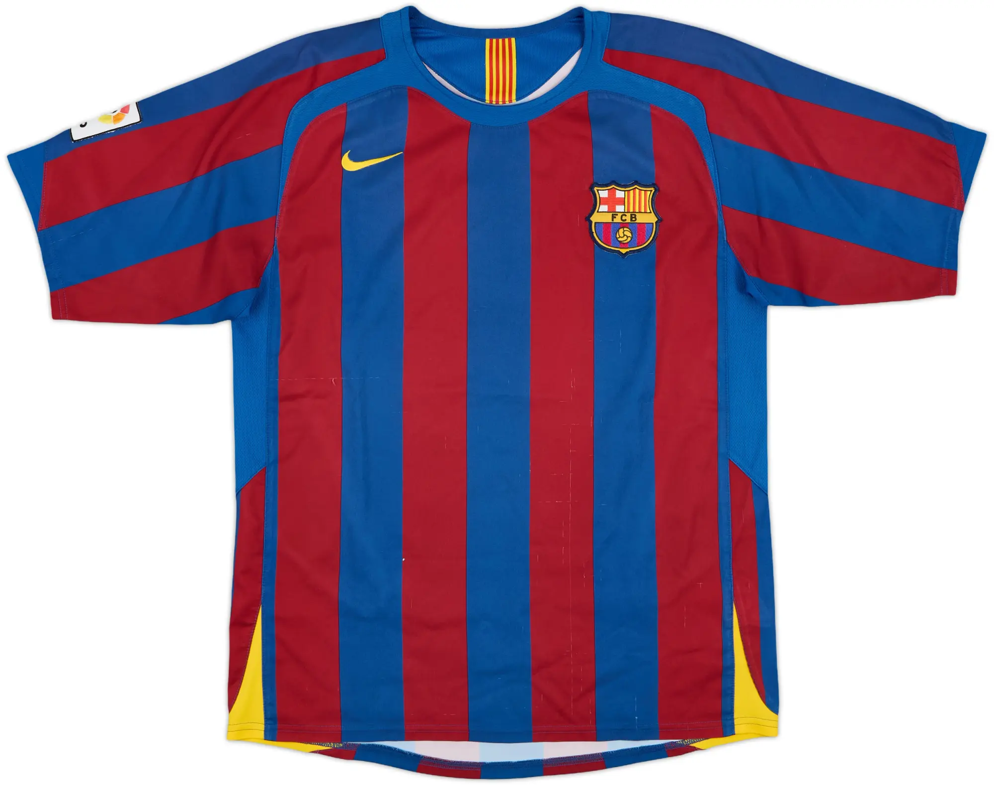 Nike Barcelona Mens SS Home Shirt 2005/06