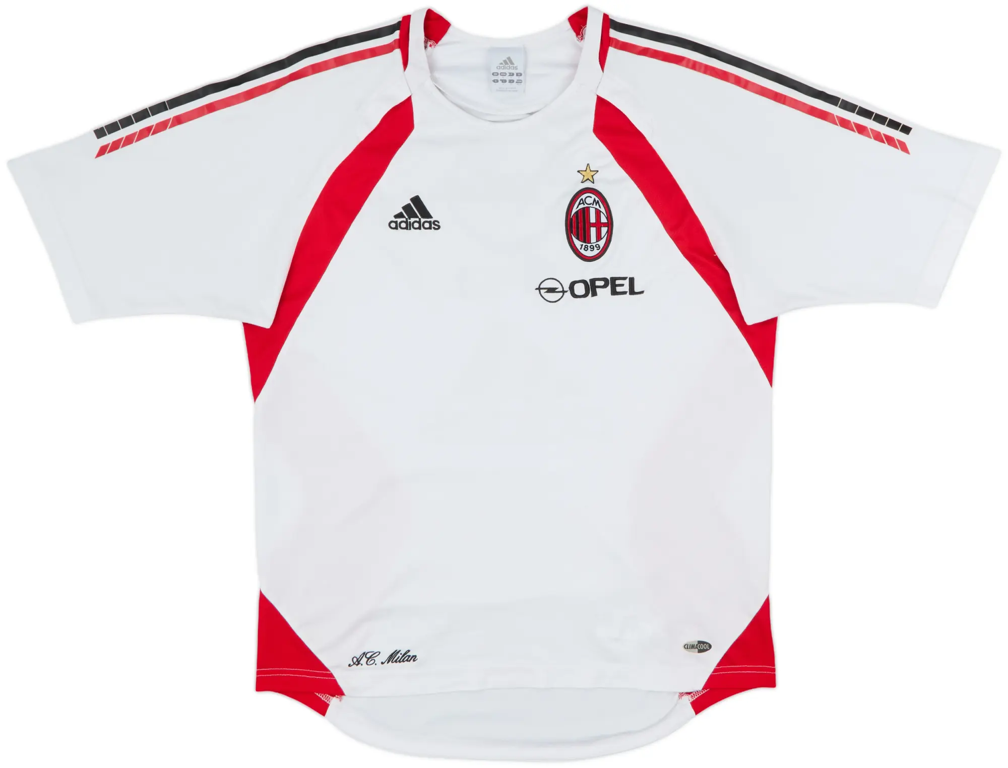 2005-06 AC Milan adidas Training Shirt - 8/10 - (M)