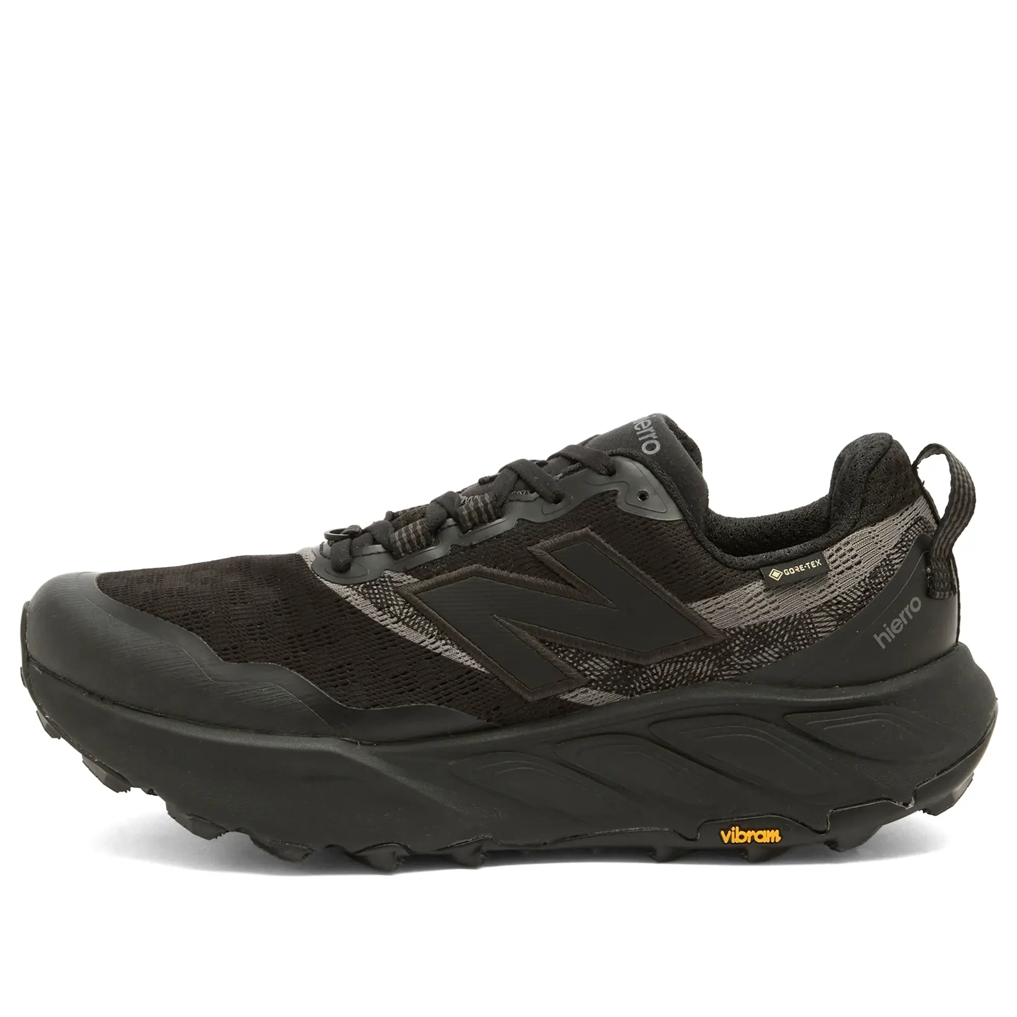 New Balance Men's Fresh Foam X Hierro v9 GORE-TEX® in Black/Grey Synthetic
