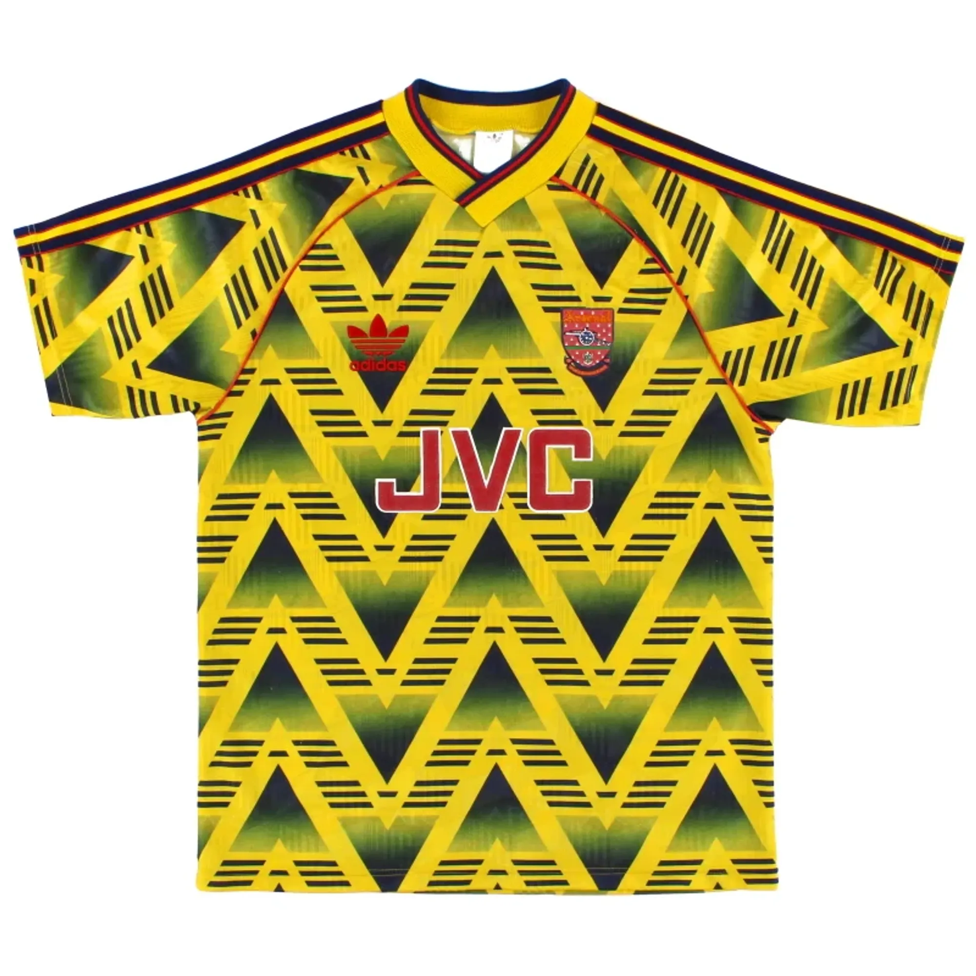 1991-93 Arsenal adidas Away Shirt L - Arsenal / Excellent 