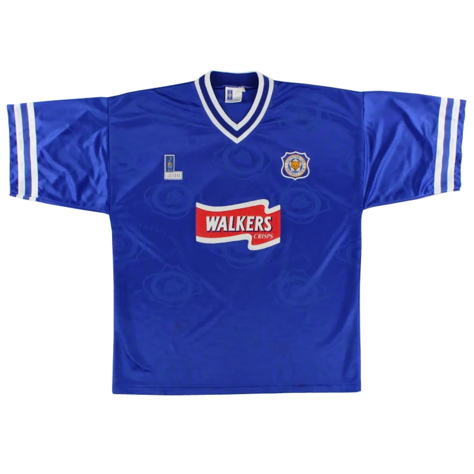 1996-98 Leicester Fox Leisure Home Shirt S - Leicester City / Excellent 
